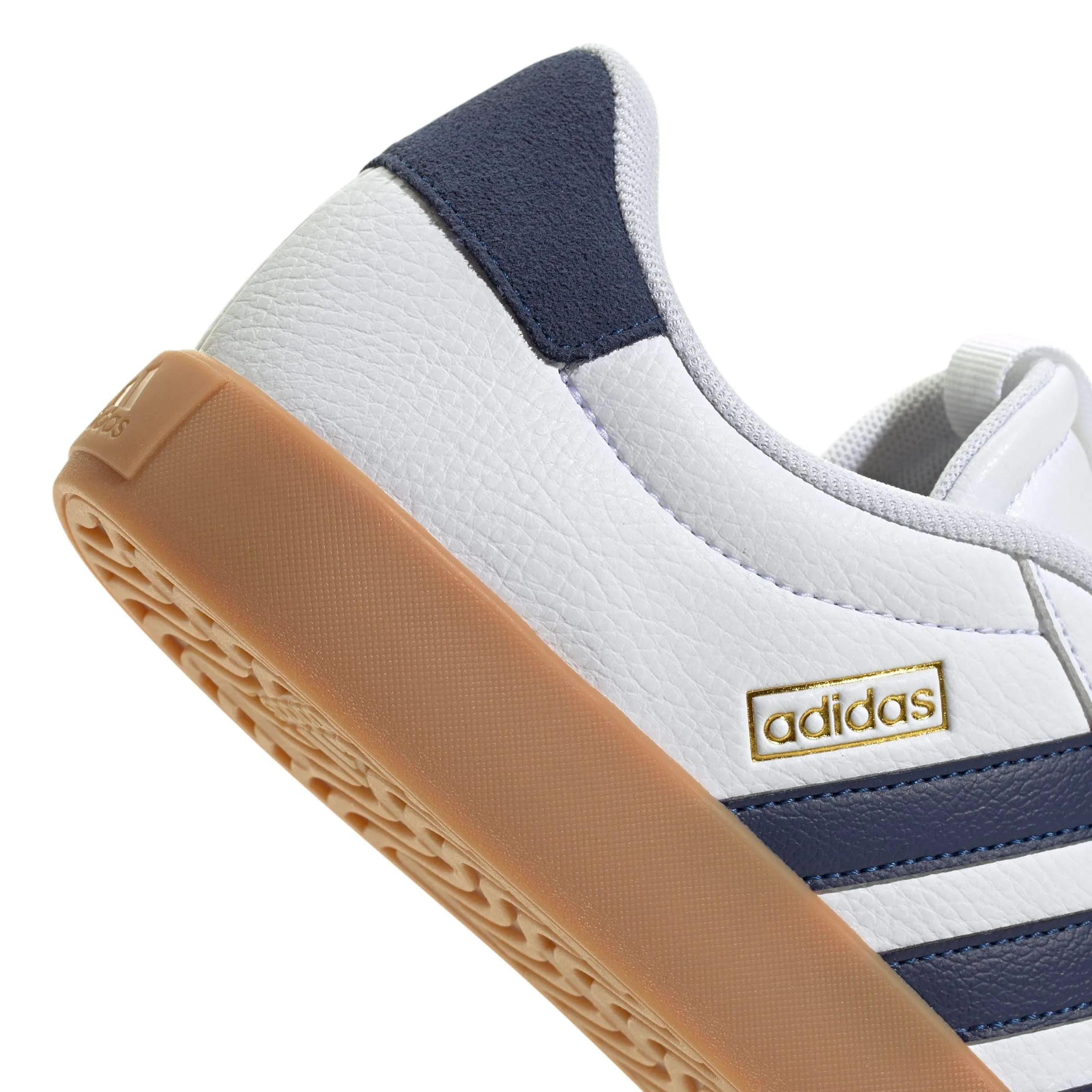 adidas VL Court 3.0 Shoes, Ftwr White/Dark Blue/Lgh Solid Grey, 46 EU - immagine 4