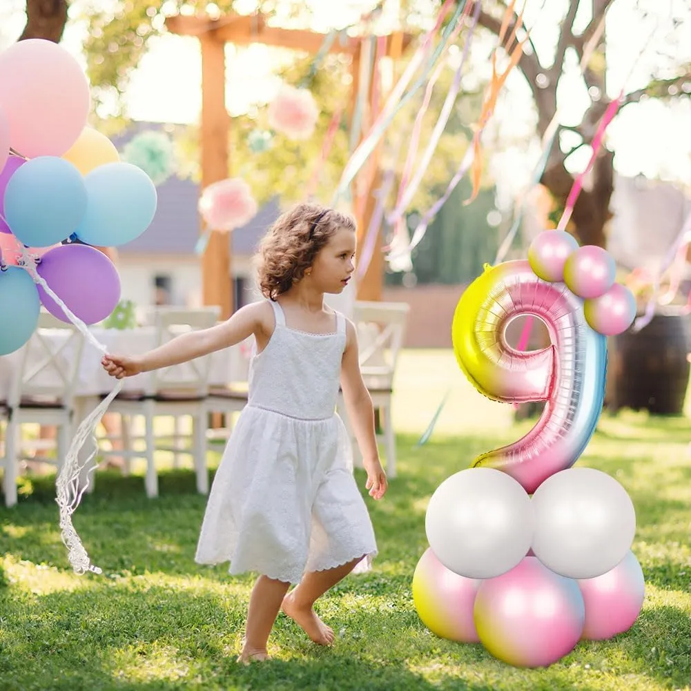 OFFCUP Palloncini Compleanno Sfumatura 101 cm, Numero 20 - immagine 6