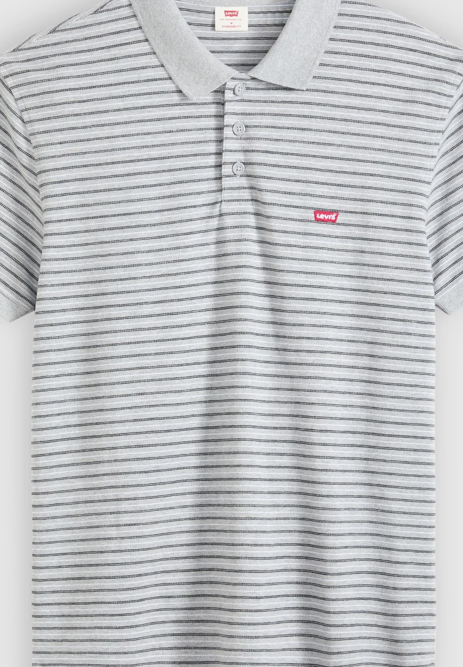Levi's Gus Stripe Polo Midtone Grey - immagine 6
