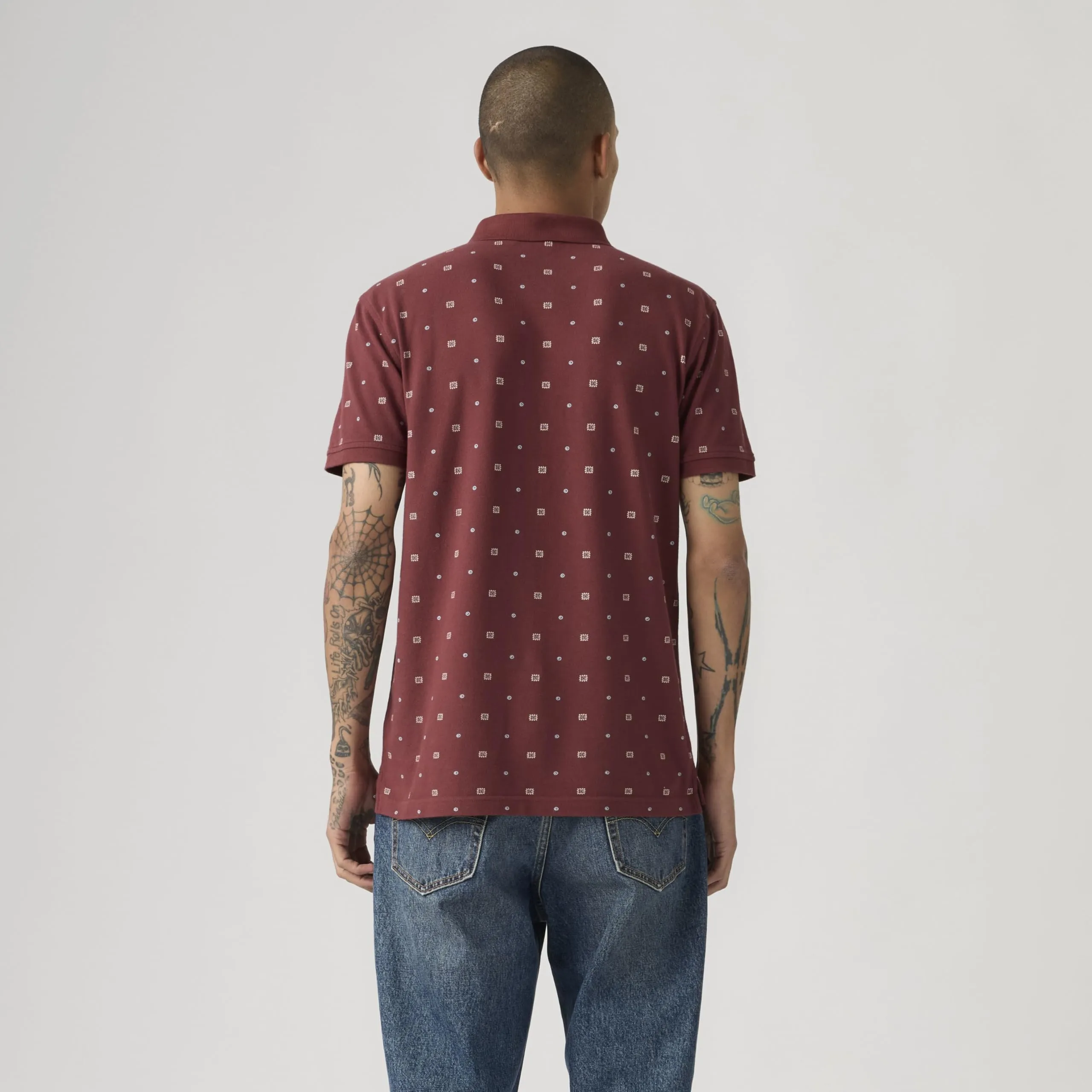 Levi's Hm Polo Ebba Geo Oxblood Pattern P - immagine 2