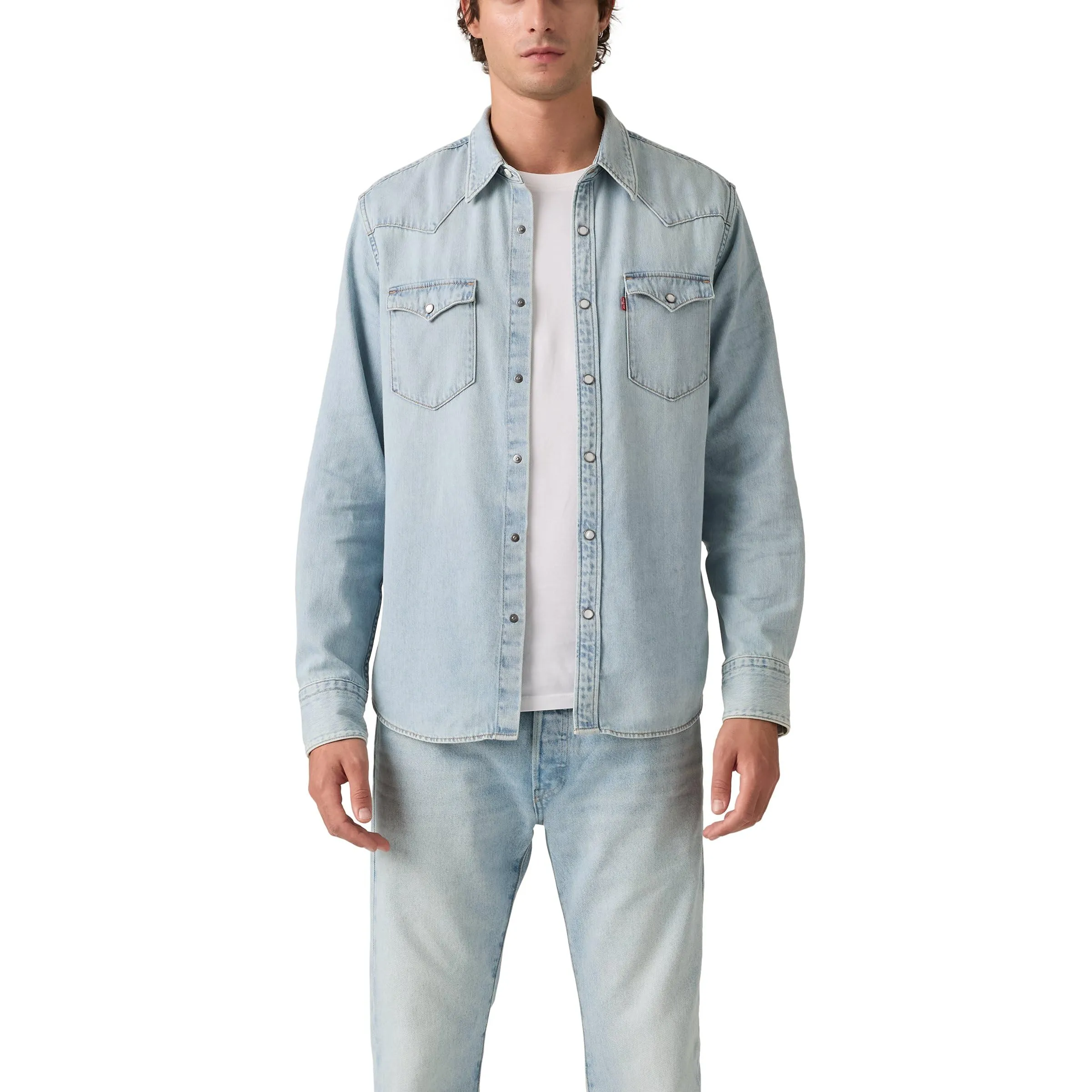 Levi's Barstow Western Standard Shirt - Solucell Worn-in - immagine 1