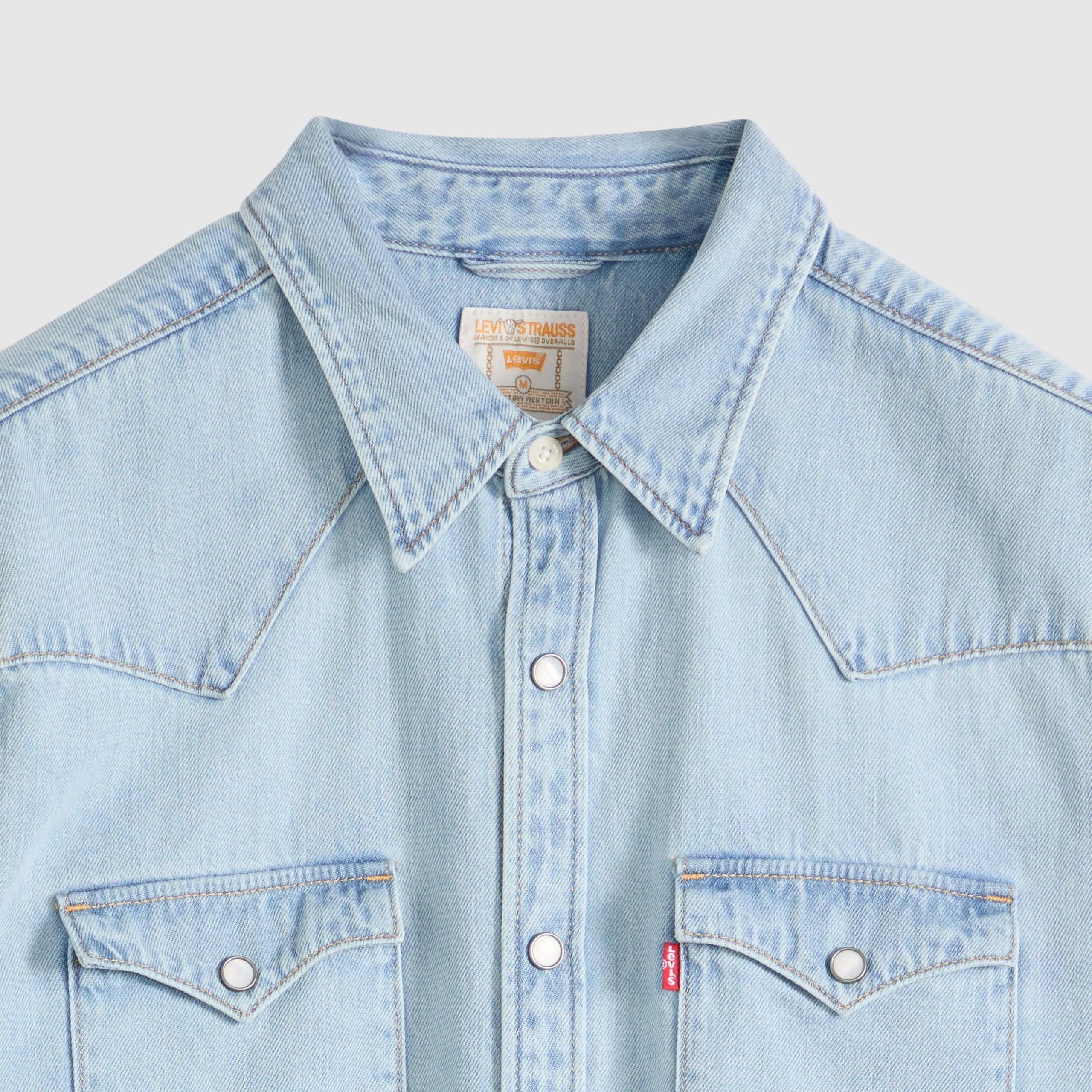 Levi's Barstow Western Standard Shirt - Solucell Worn-in - immagine 6