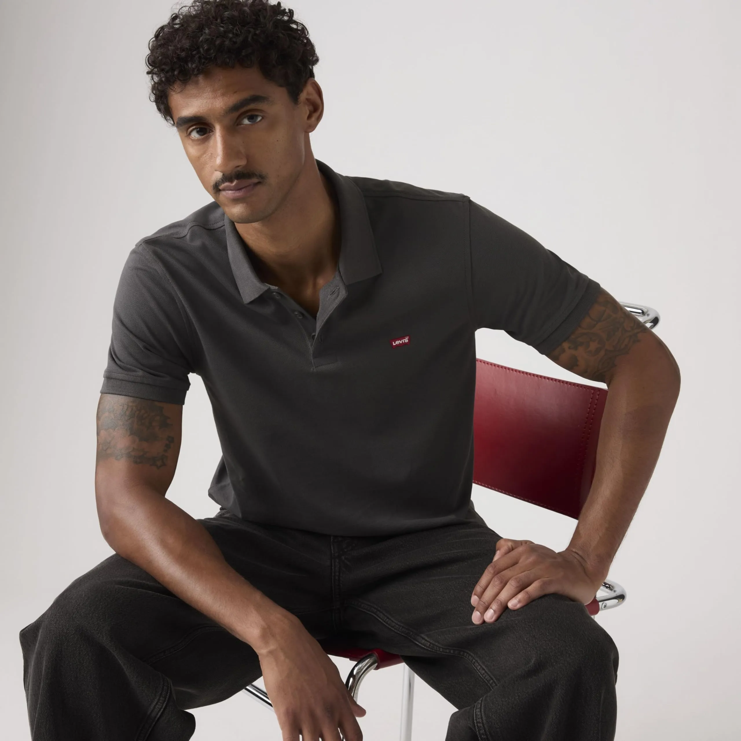 Levi's HM Polo Pique Blackened Pearl - immagine 3