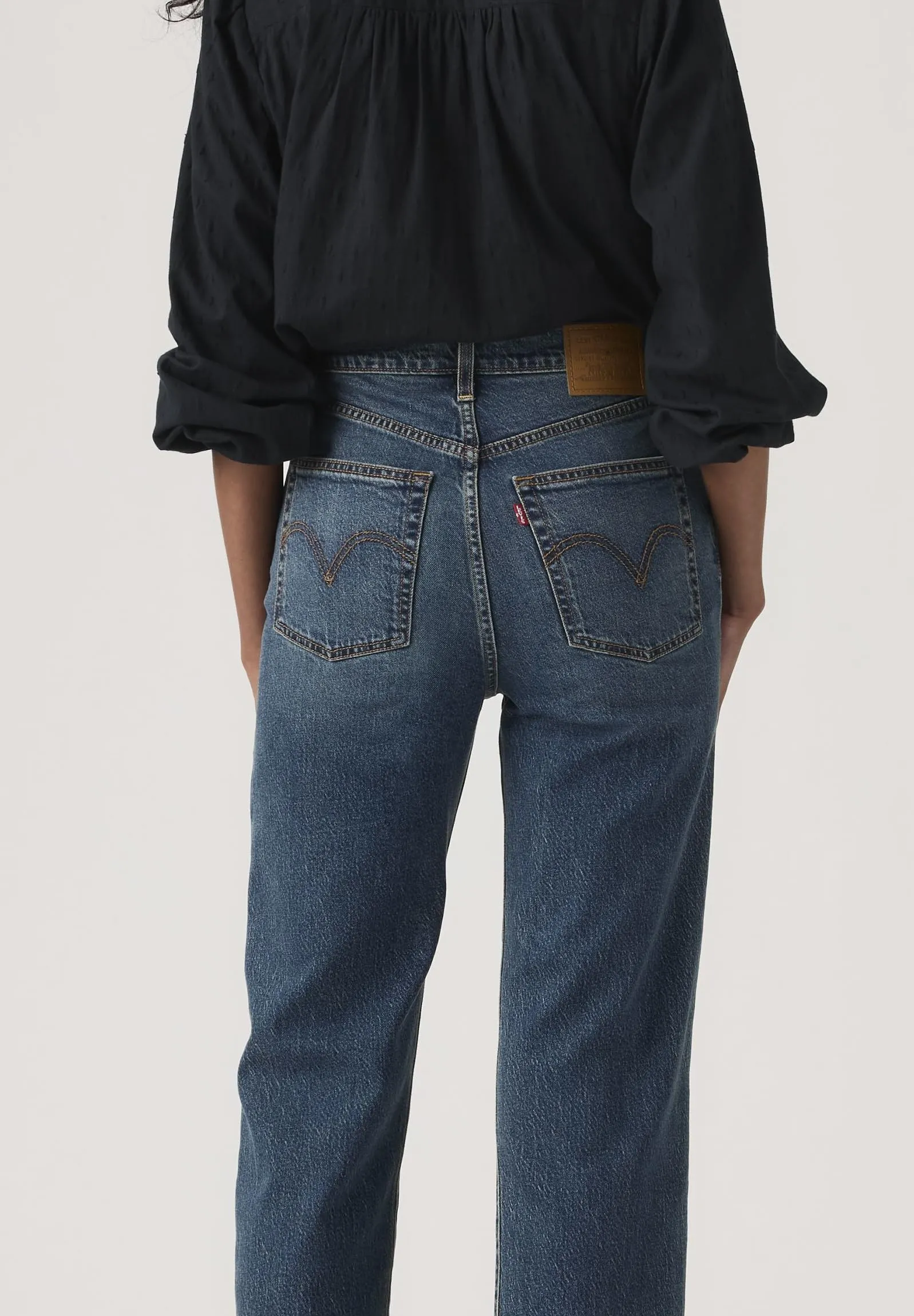 Levi's Ribcage Straight Ankle Jeans - Analyze This Ltw - immagine 3