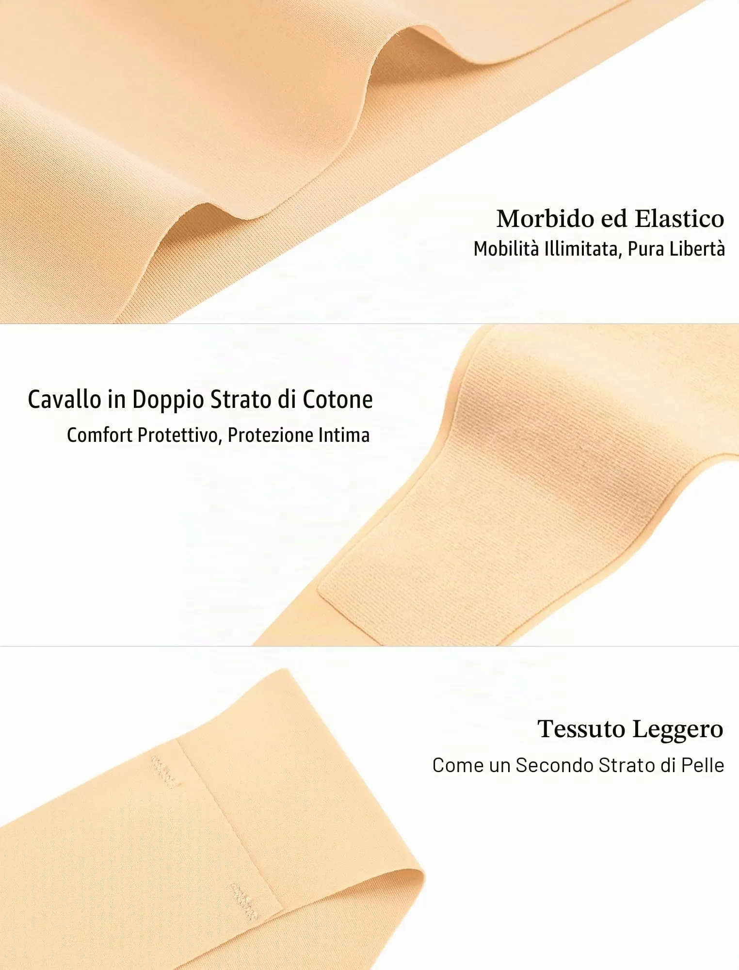 VOENXE Perizoma Mutande Donna Senza Cuciture Invisibile Microfibra Thong - immagine 5