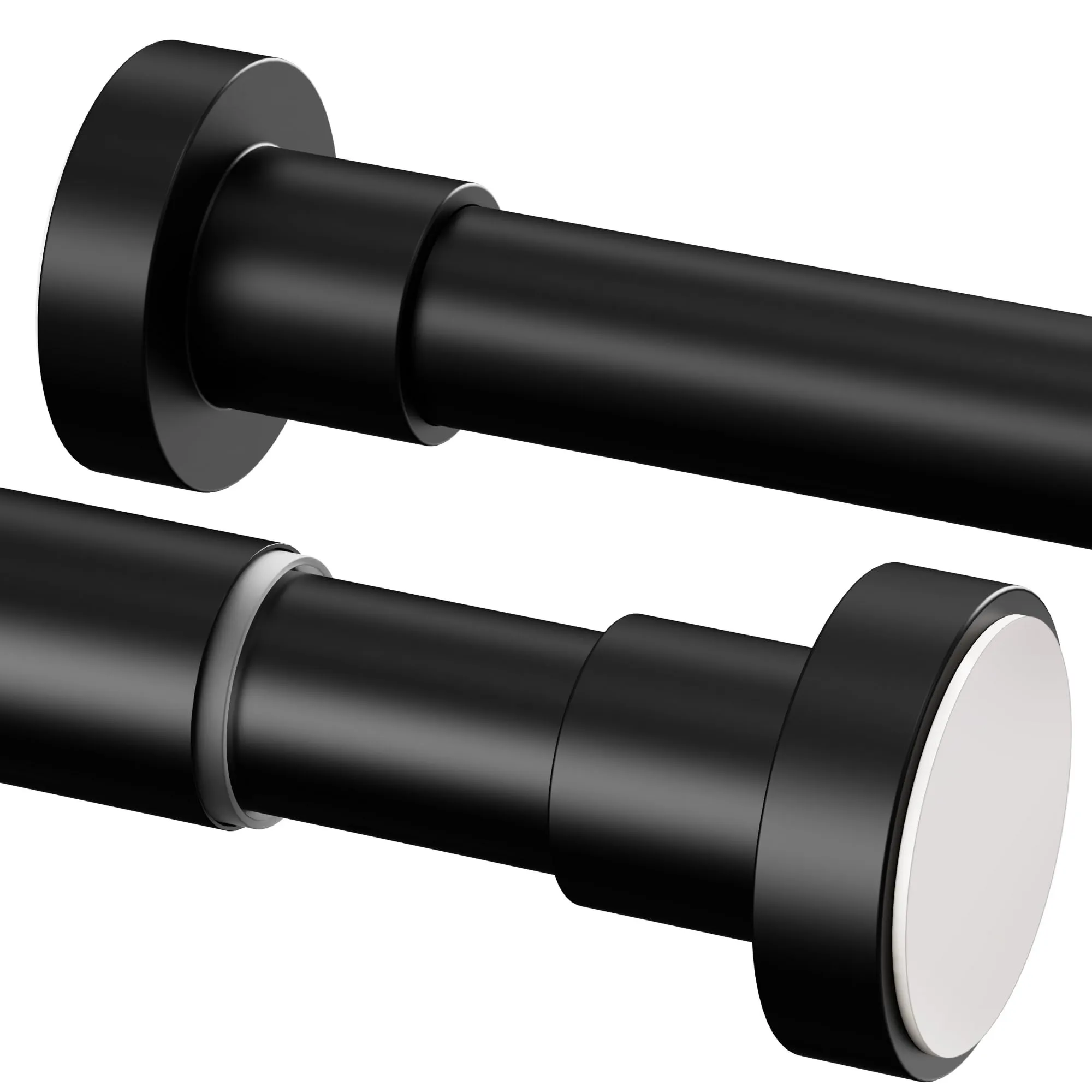 GDEVKHN Bastone Tenda a Pressione Estensibile, 85-265 cm, Ø32 mm, Nero - immagine 1