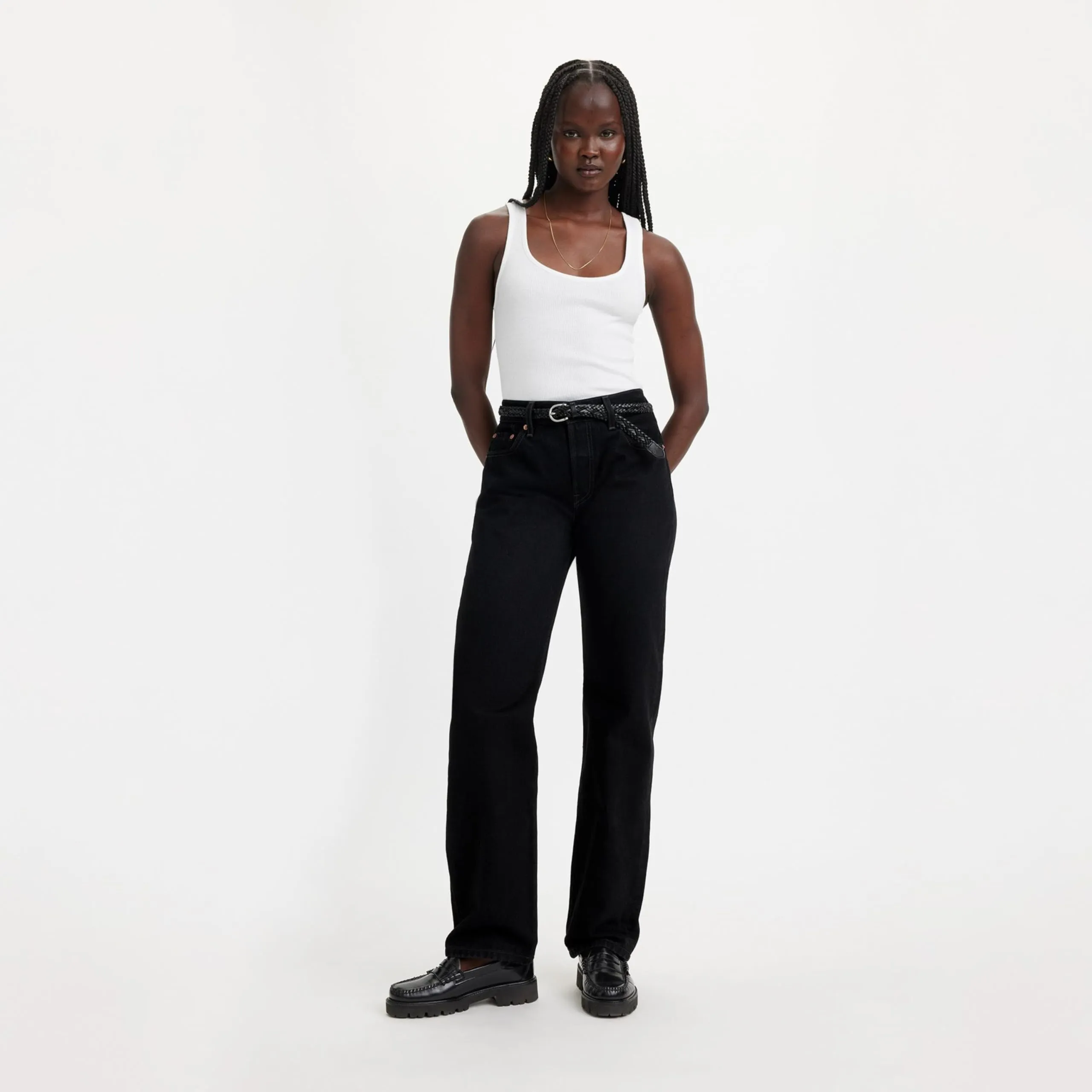 Levi's 501 90s Jeans, Blacktop Rinsed, 33W / 32L - immagine 4