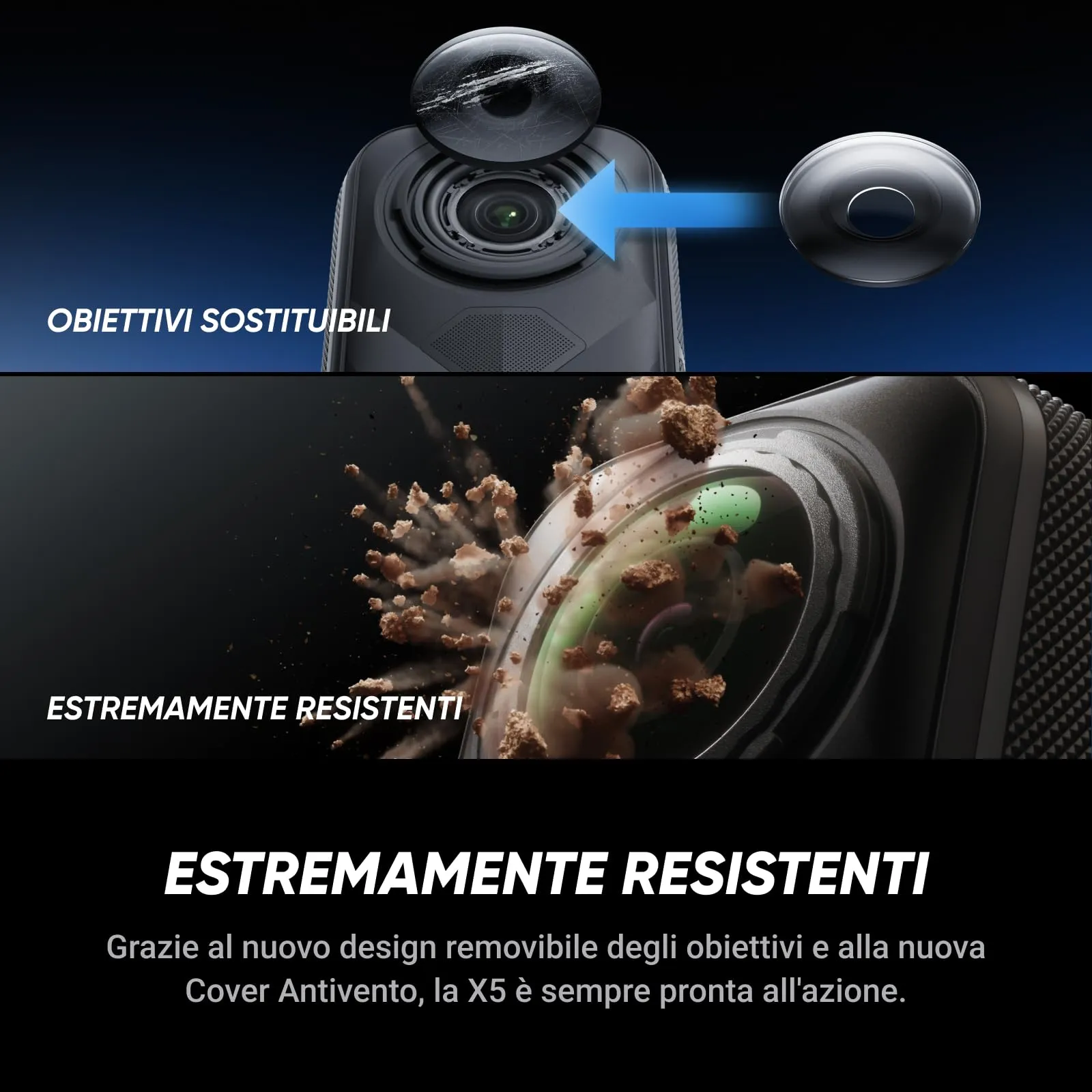 Insta360 X5 Creator Pack - Camera 360° 8K, Selfie Stick Invisibile - immagine 8
