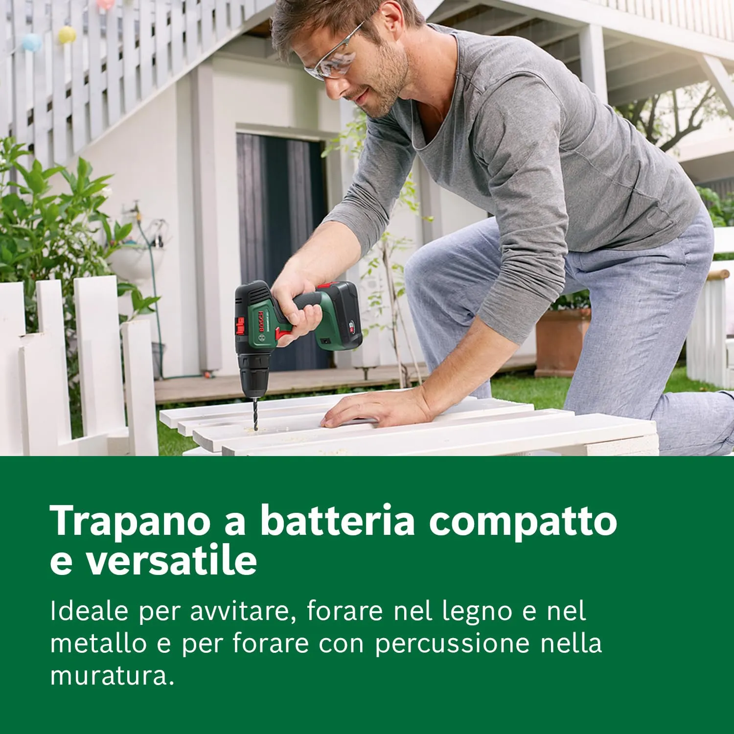 Bosch UniversalDrill 18V Trapano a batteria, 1 Batteria, in Valigetta - immagine 3