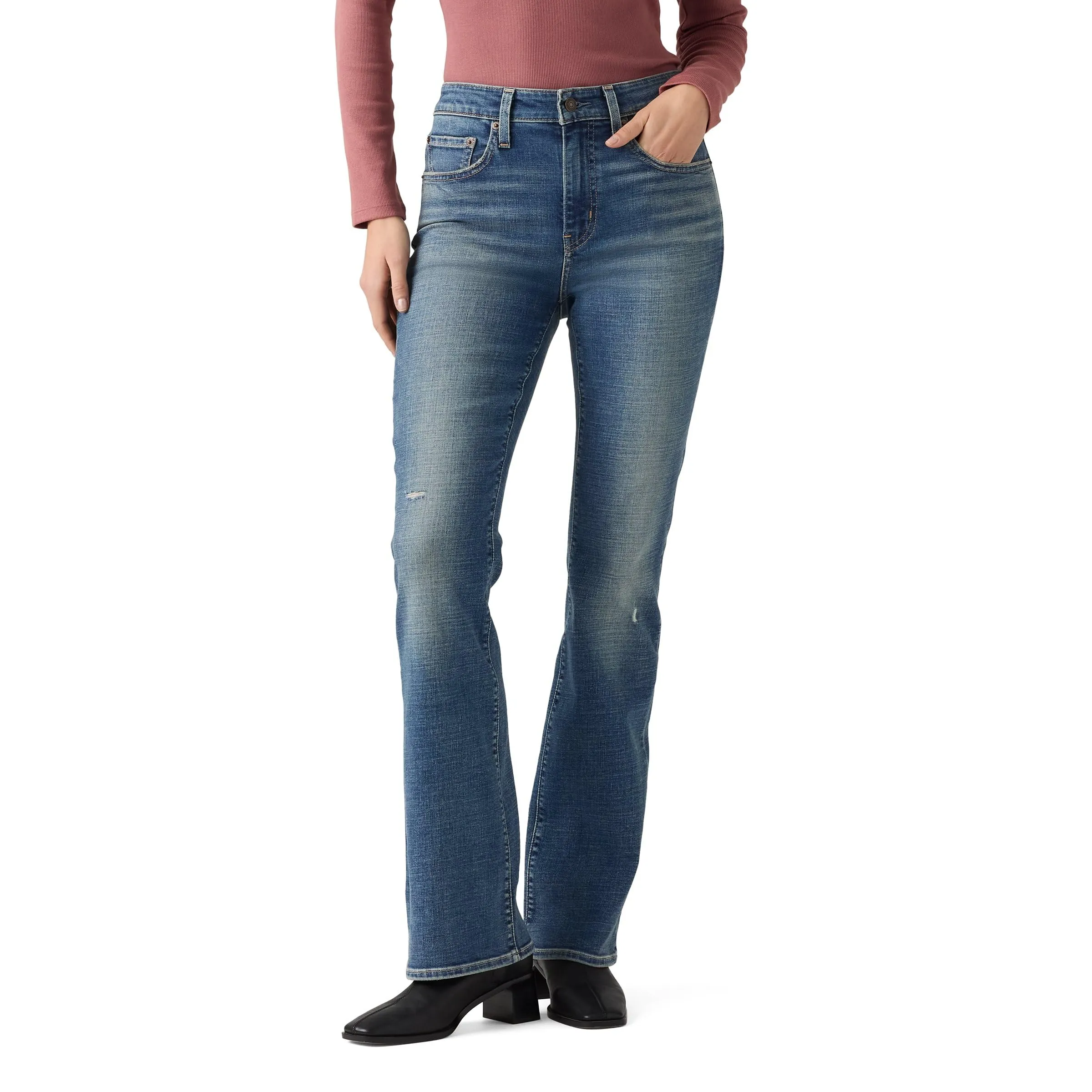 Levi's Women's 725 High Waisted Bootcut Jeans - Ducked Out, 32W/30L - immagine 1