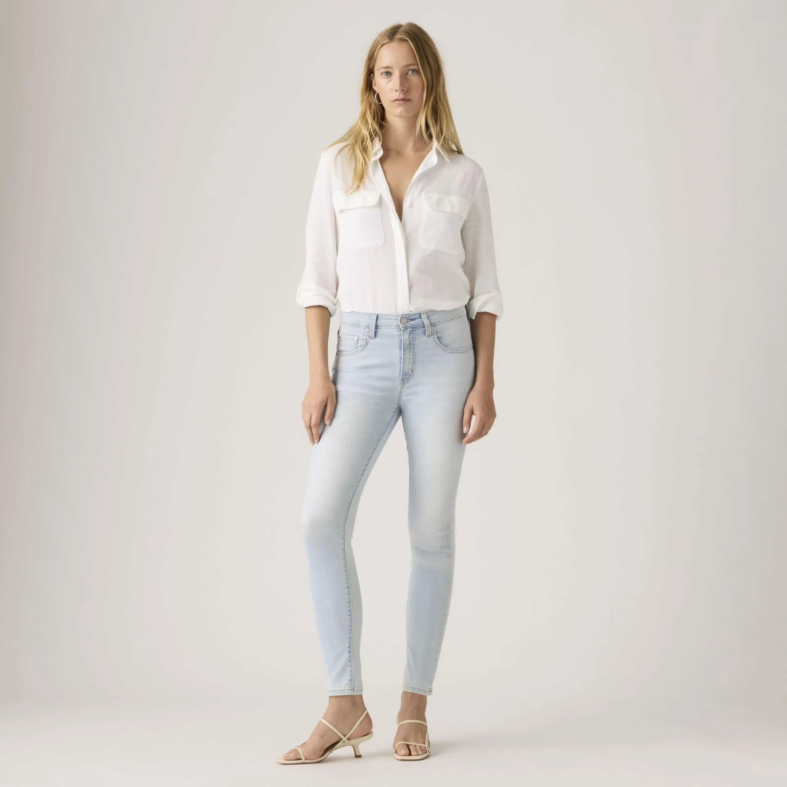 Levi's 721 High Rise Skinny Jeans - Fair Cool (31W / 32L) - immagine 5
