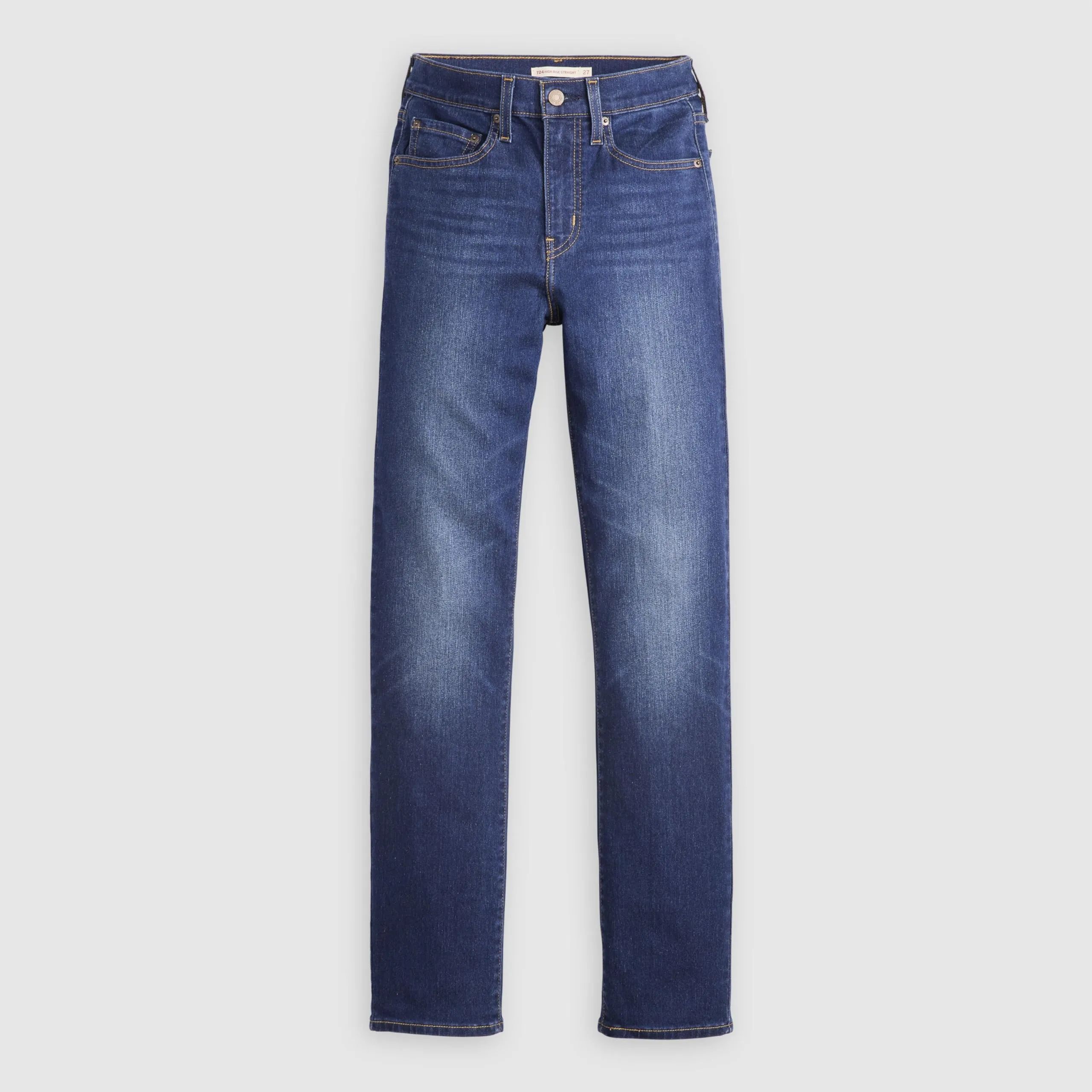 Levi's Women's 724 High Rise Straight Jeans, Chelsea Carbon Glow, 28W x 34L - immagine 8