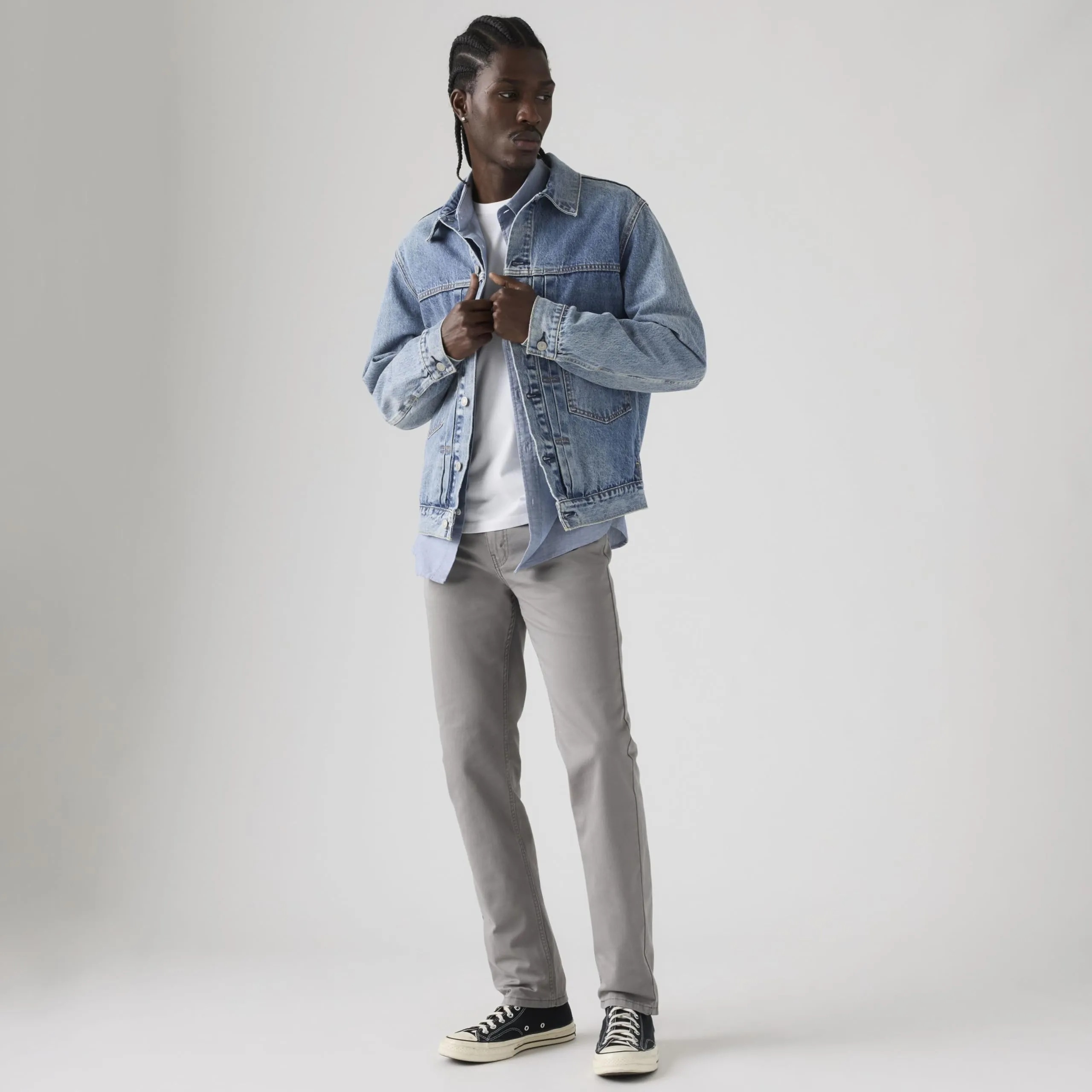 Levi's 511 Slim Steel Gray Stretch Twill Jeans - immagine 2