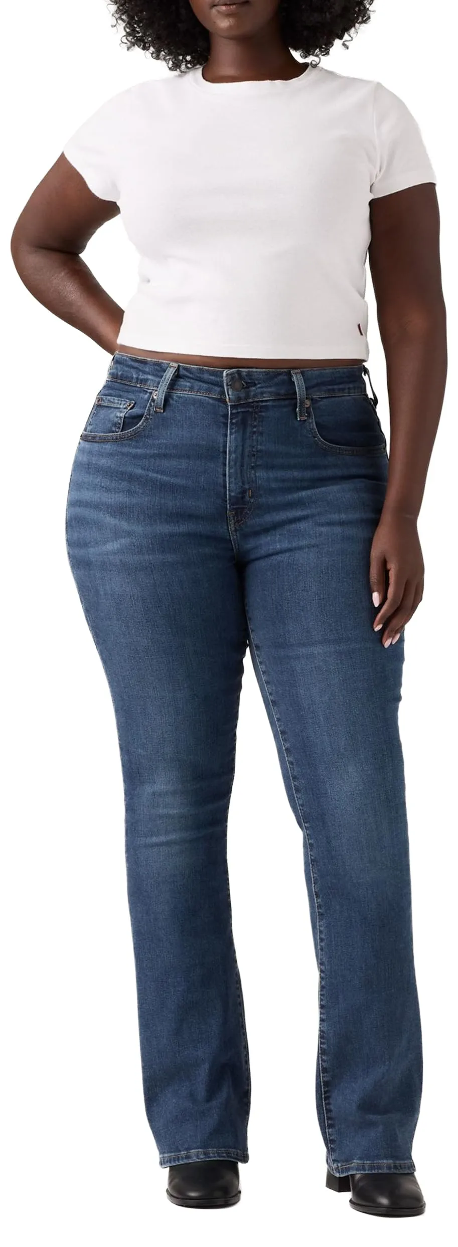 Levi's 725 High Rise Bootcut Jeans - Blue Wave Dark (23W / 30L) - immagine 1