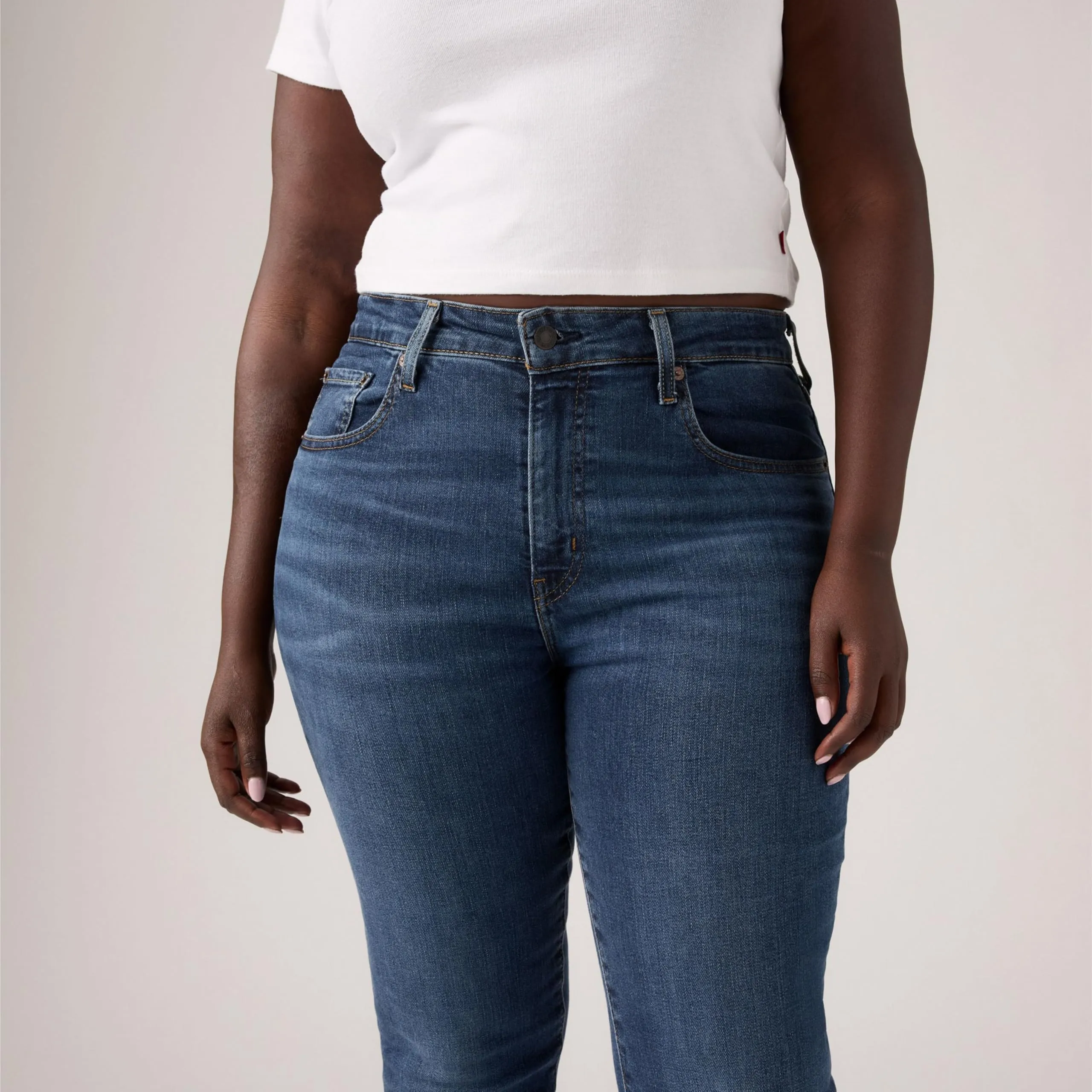 Levi's 725 High Rise Bootcut Jeans - Blue Wave Dark (23W / 30L) - immagine 6
