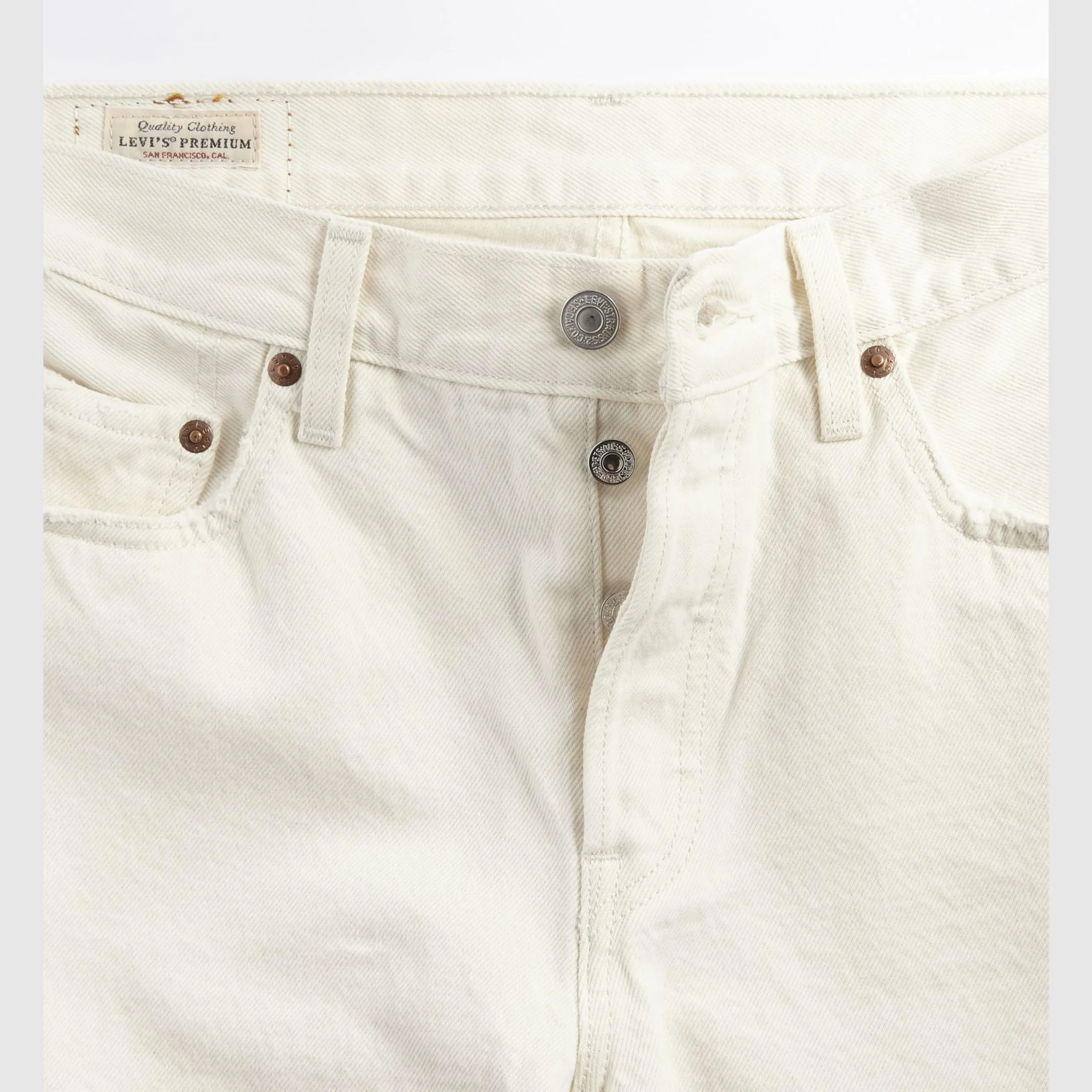 Levi's 501 '90s Ecru Booper No Damage - immagine 6