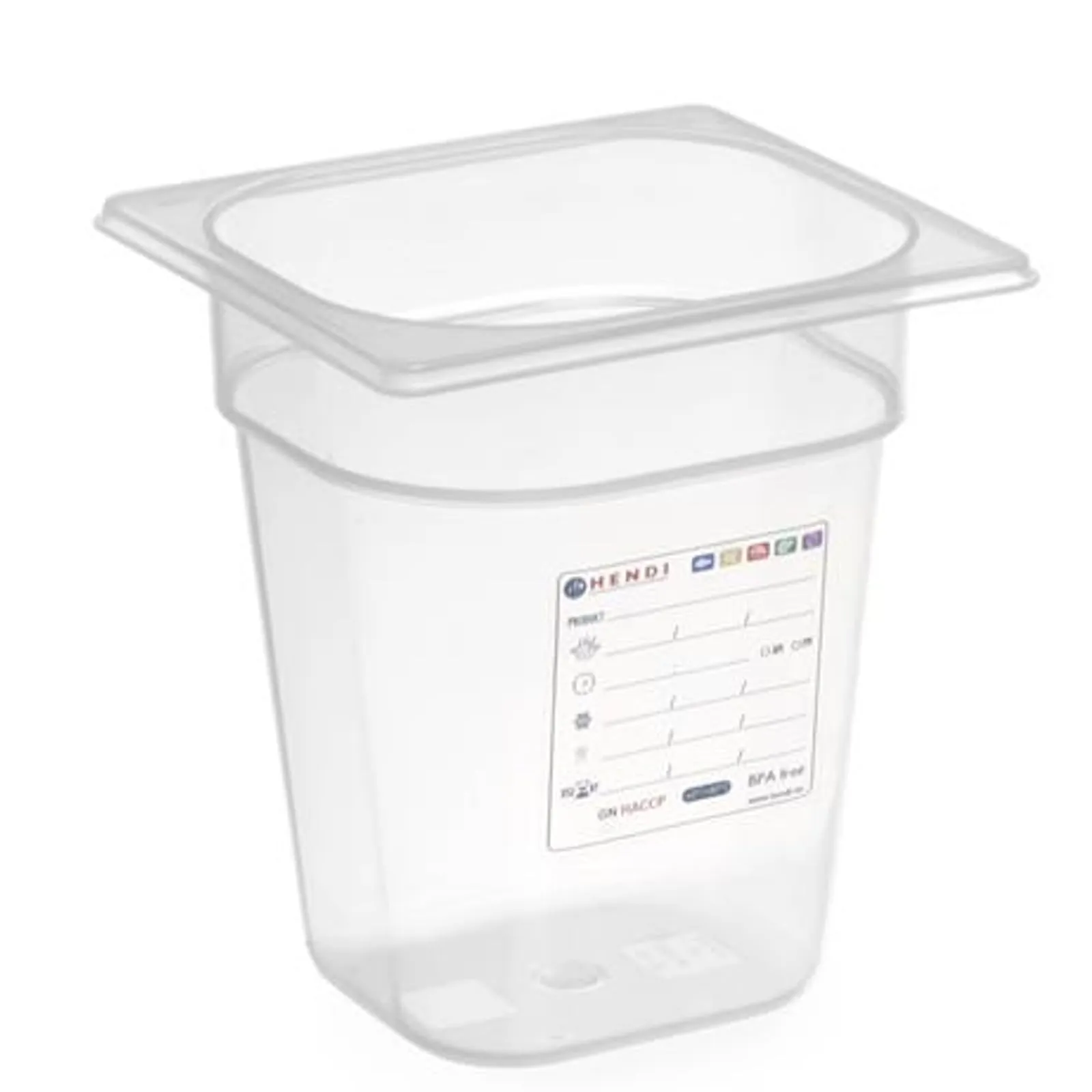 Hendi 880487 Contenitori a Tenuta d'Aria Gastronorm 1/6, 1L - immagine 1