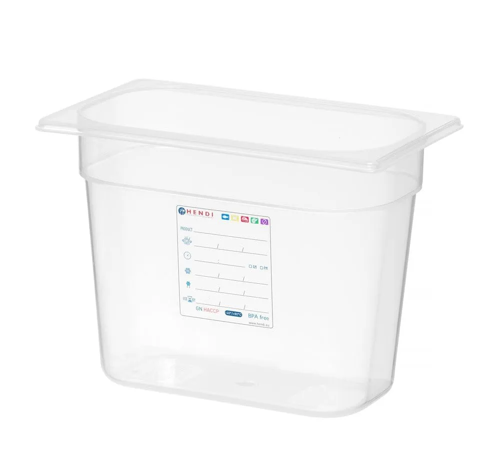 Hendi 880357 Contenitori a Tenuta d'Aria Gastronorm 1/4, 5.5L - immagine 2