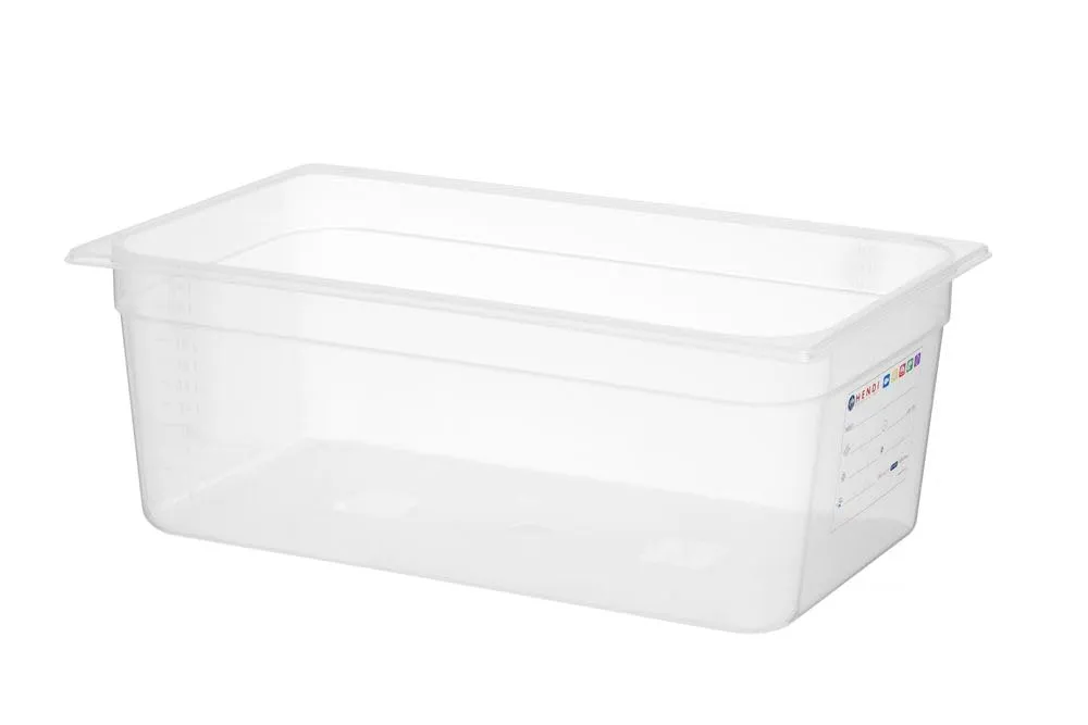 Hendi 880050 Contenitori a Tenuta d'Aria Gastronorm 1/1, 530x325x200 mm, 28 liter, Marrone - immagine 2