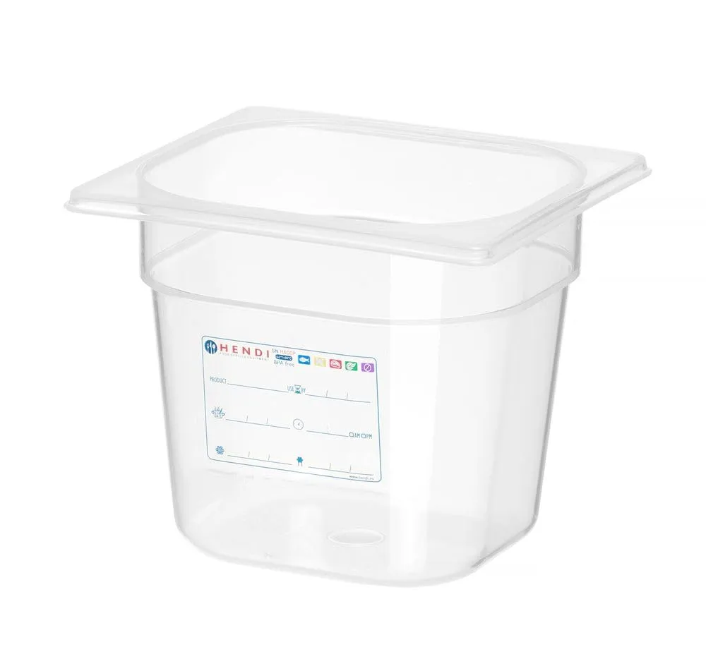 Hendi 880463 Contenitori a Tenuta d'Aria Gastronorm 1/6, 2.4L - immagine 2