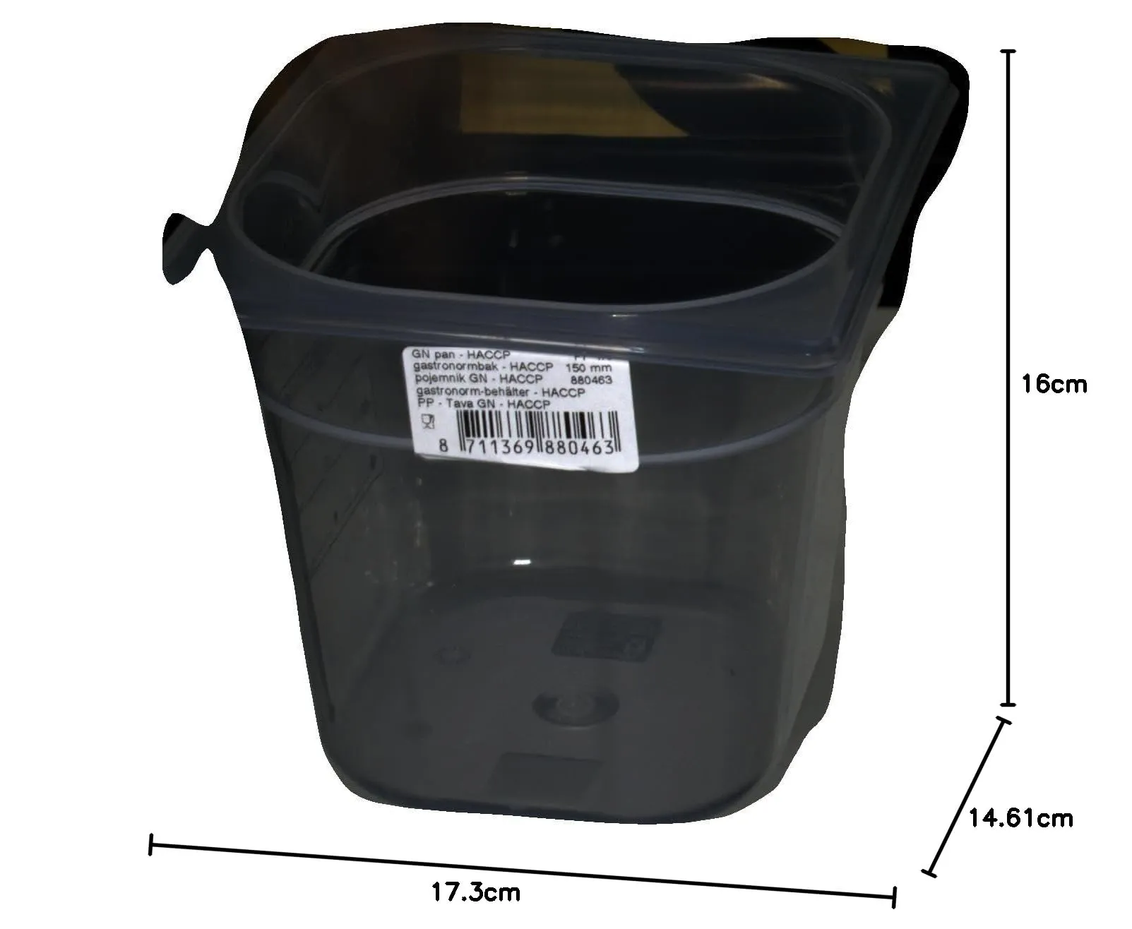 Hendi 880463 Contenitori a Tenuta d'Aria Gastronorm 1/6, 2.4L - immagine 4