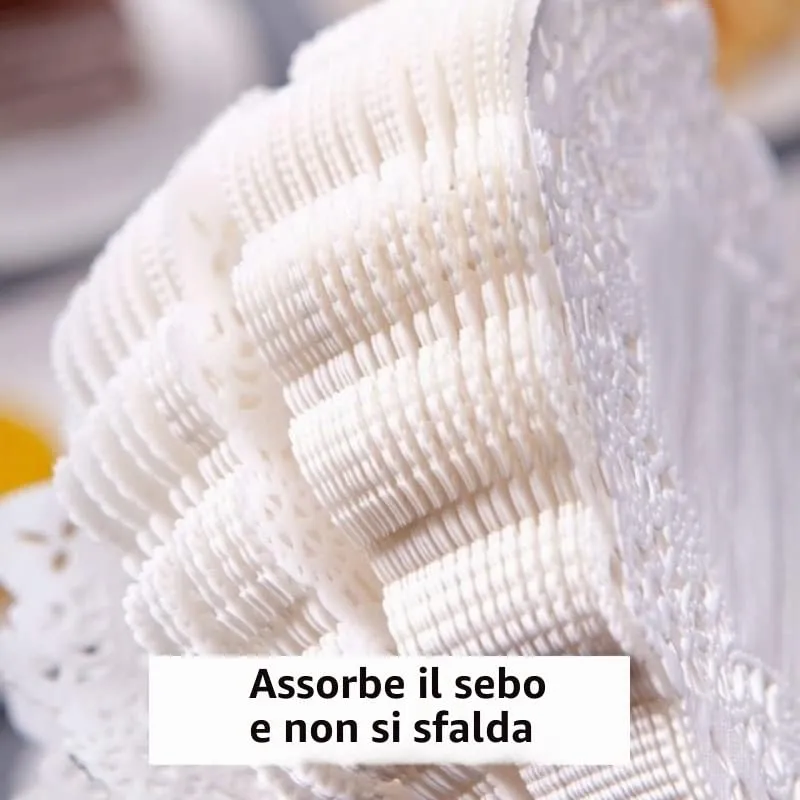 YSTrillion Centrini Carta Pizzo Bianchi, Rotondi, 150 Pezzi (6.5 inches) - immagine 5