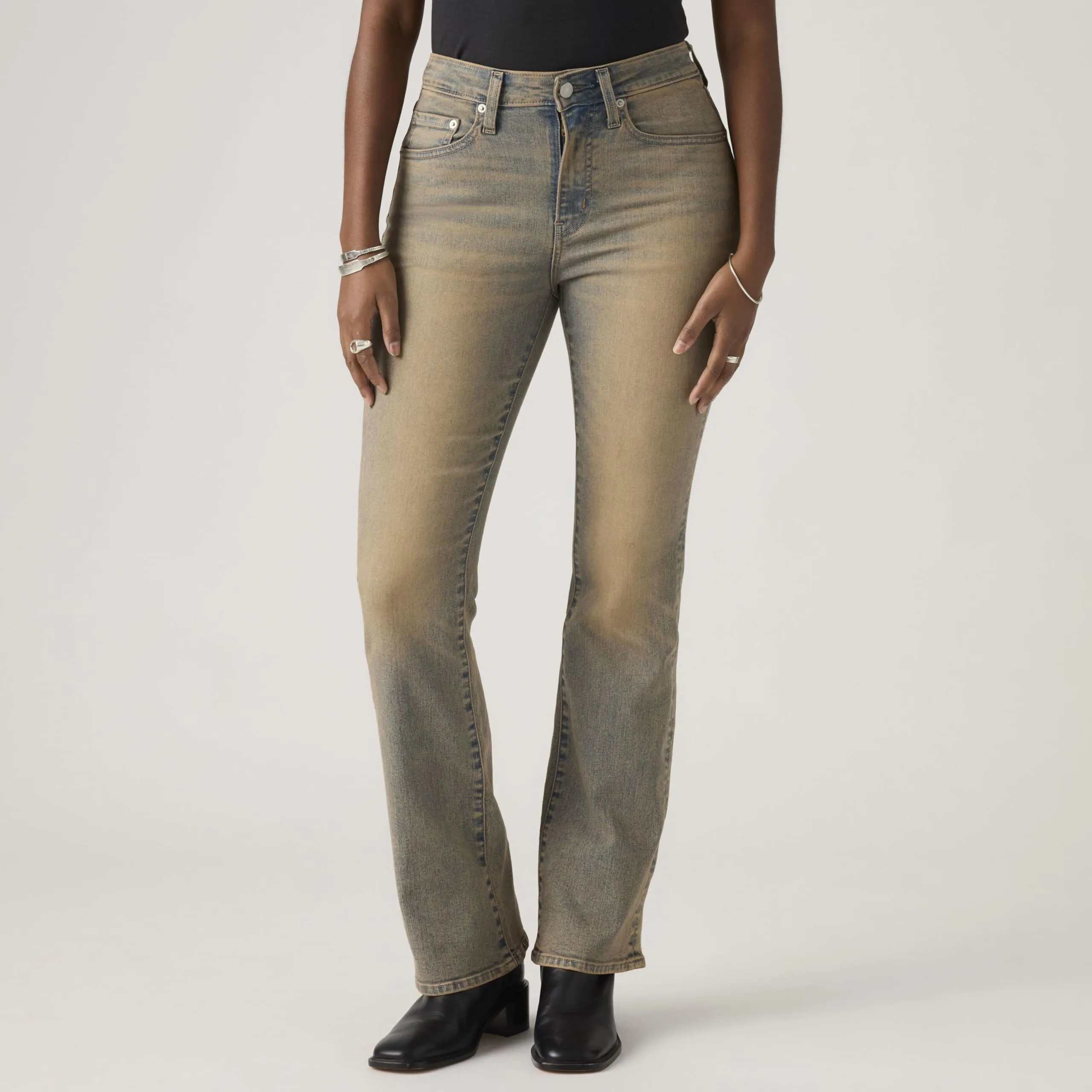Levi's Donna Vita Alta Bootcut Jeans, The Dust 725, 30W x 32L - immagine 5