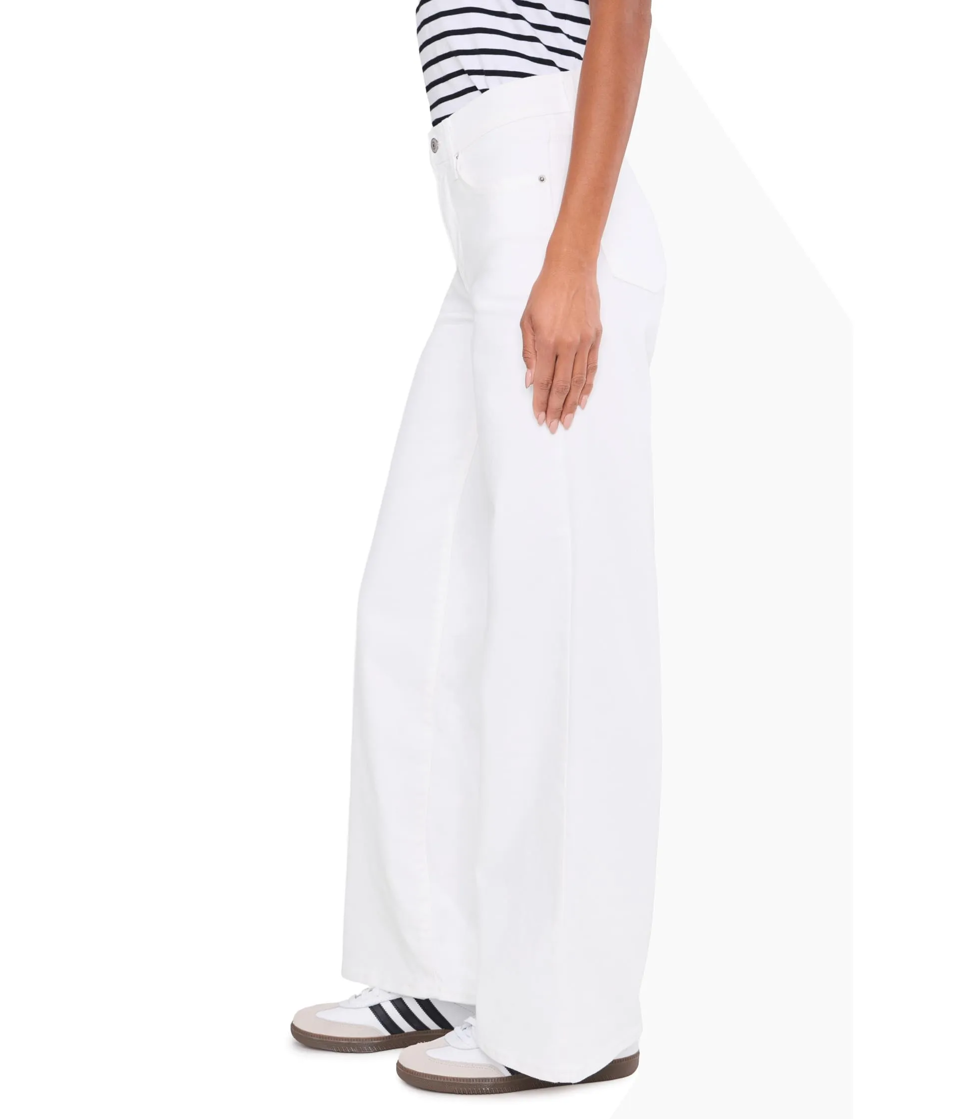 Levi's Pantaloni da Donna 318 a Gamba Larga, Bianco Chiaro, 26 W x 30 L - immagine 3