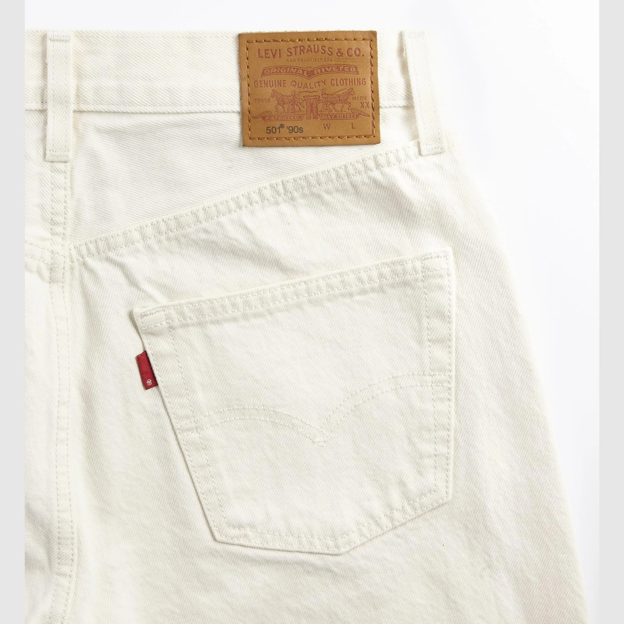 Levi's 501 '90s Ecru Booper No Damage - immagine 7