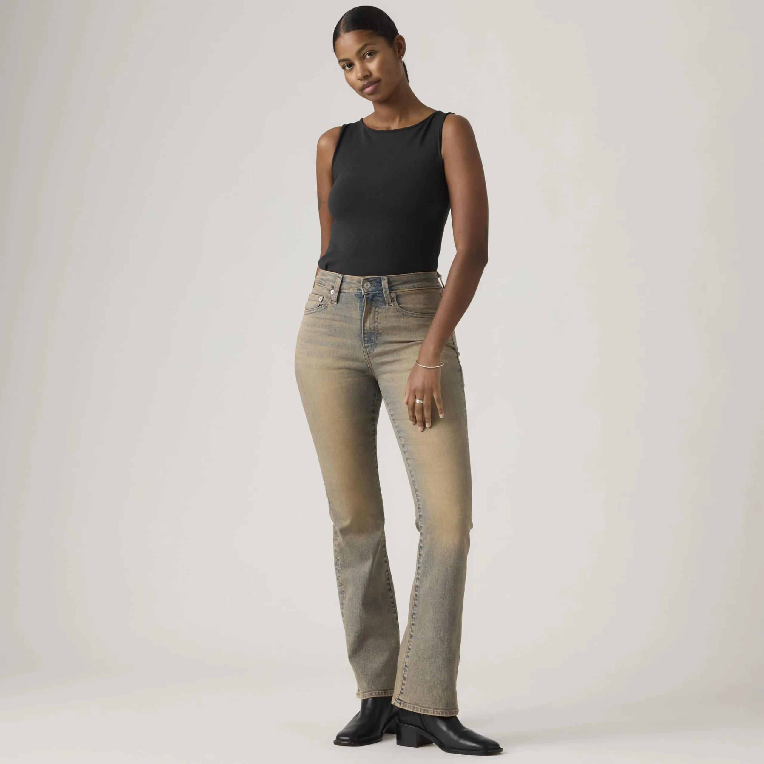 Levi's Donna Vita Alta Bootcut The Dust 725, 29W x 32L - immagine 4