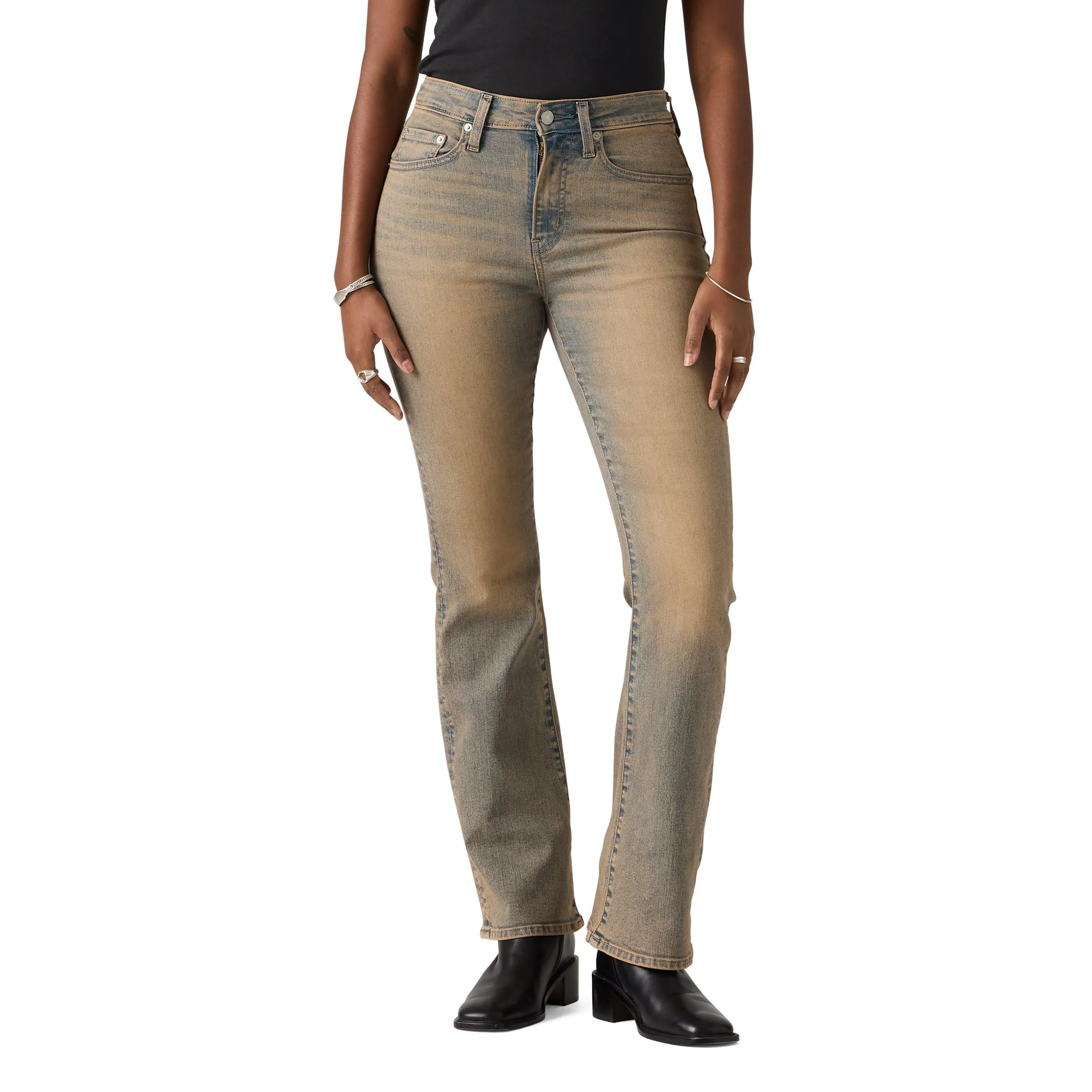 Levi's Donna Vita Alta Bootcut Jeans The Dust 725, 33W x 32L - immagine 1