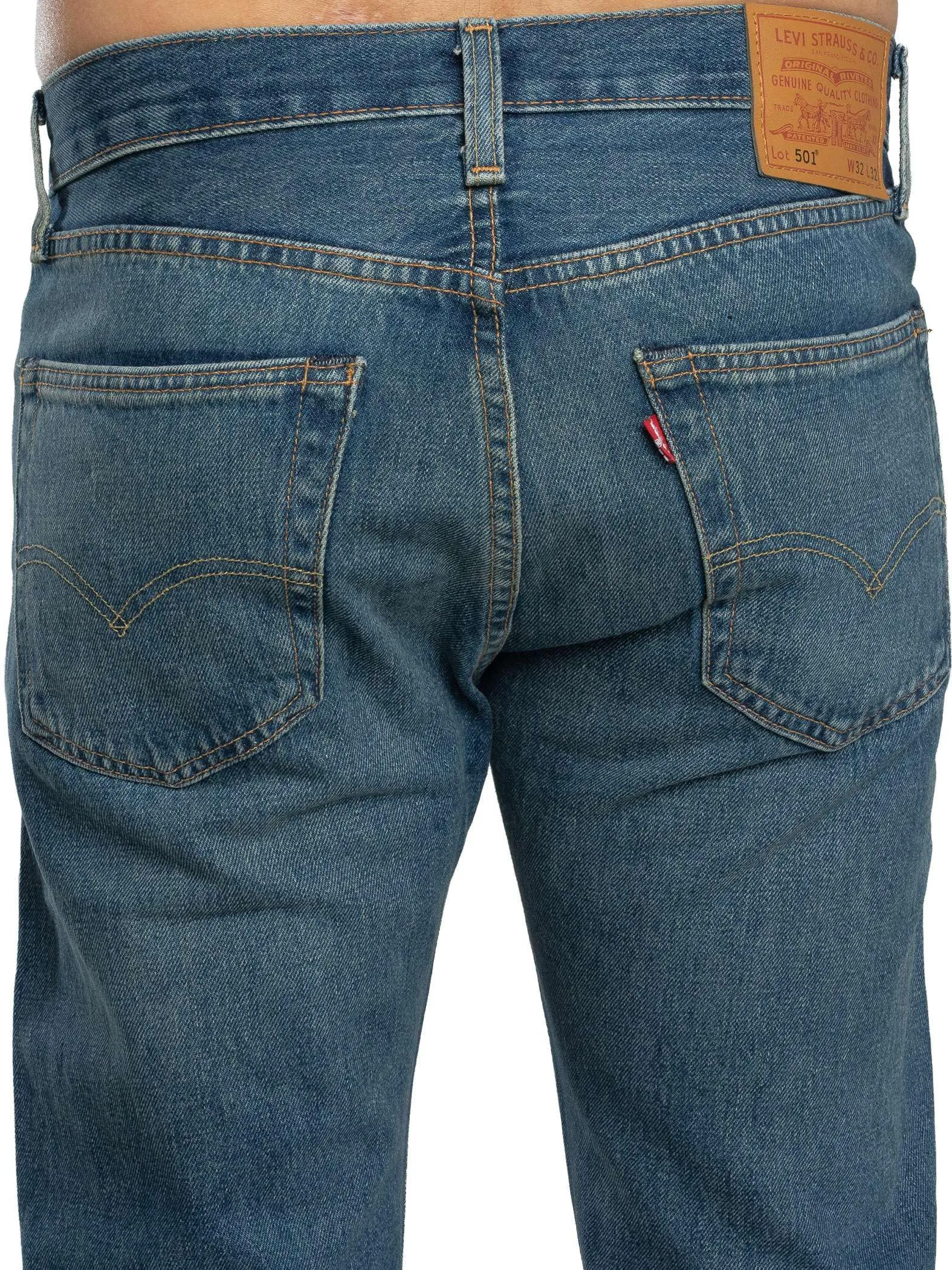 Levi's 501 Original Fit Jeans for Men, A Soft Spot, 32W/34L - immagine 4