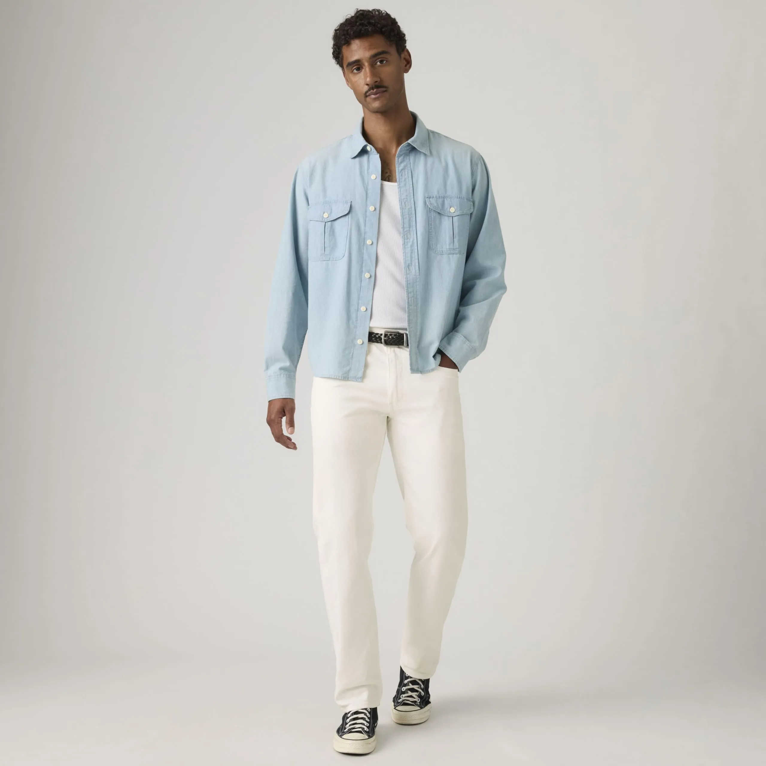 Levi's 502 Taper White Paper GD 34W / 30L - immagine 3