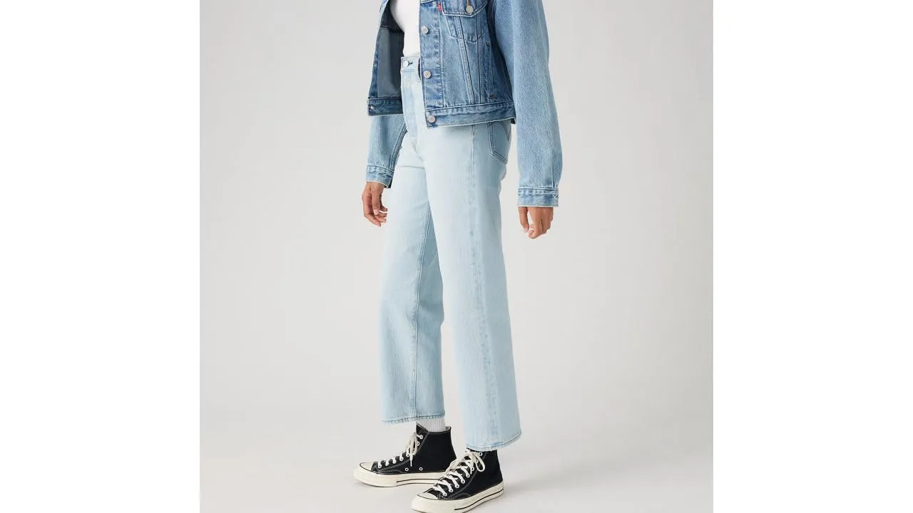 Levi's Ribcage Straight Ankle Jeans, Wow Me Over, 32W x 27L - immagine 2
