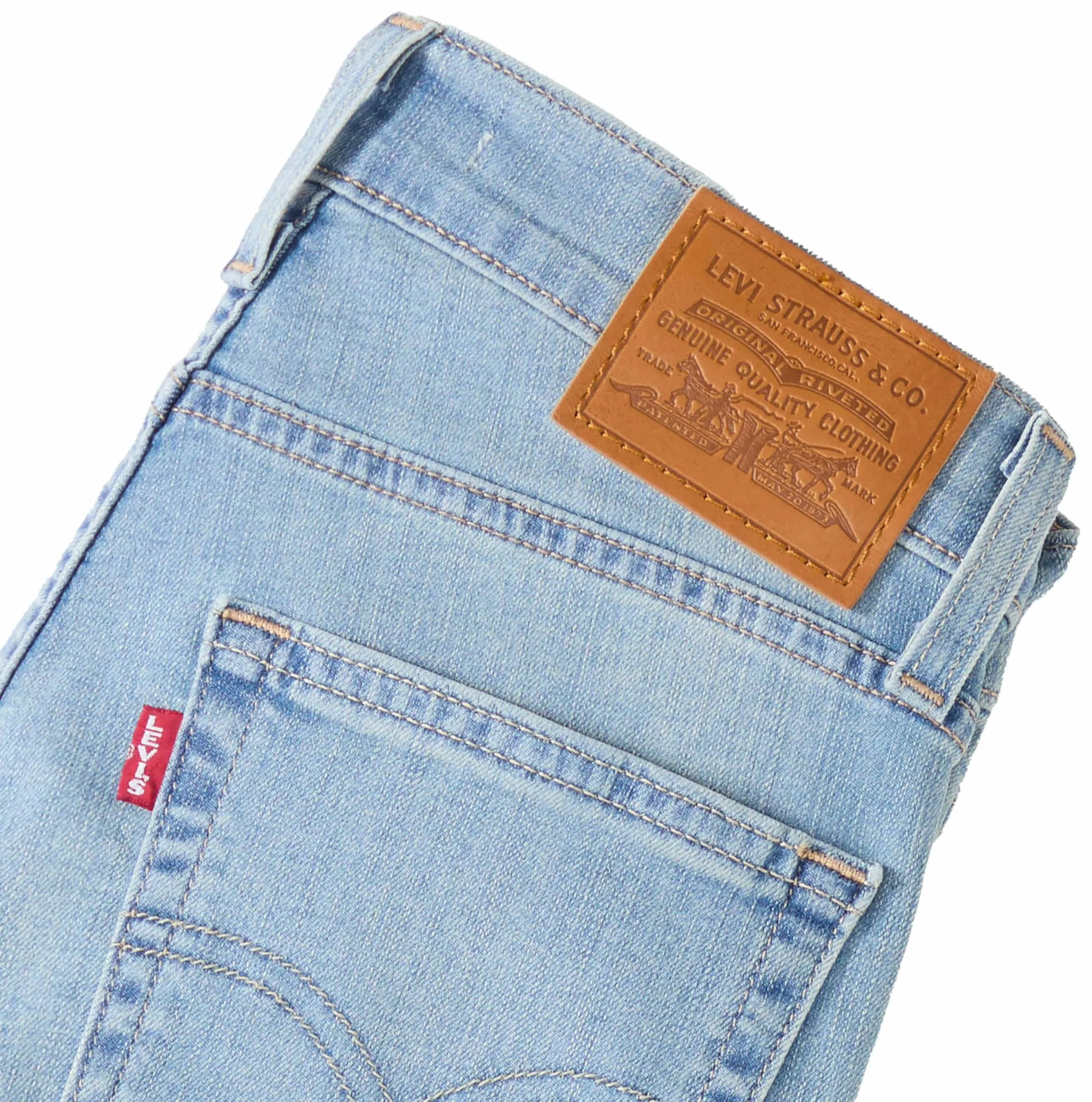 Levi's 724 High Rise Straight Jeans in Slipped In Cool - immagine 7