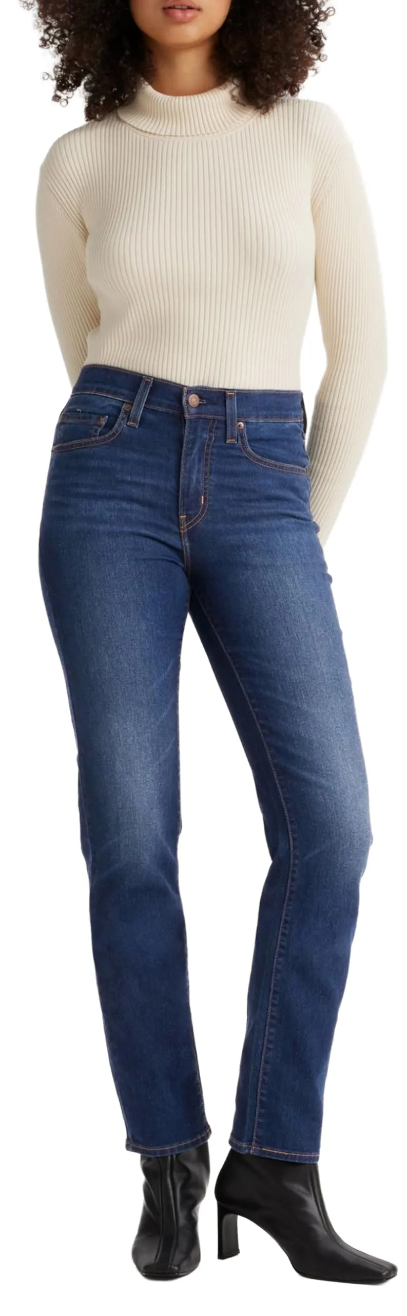 Levi's 724 High Rise Straight Jeans - Chelsea Carbon Glow - immagine 1