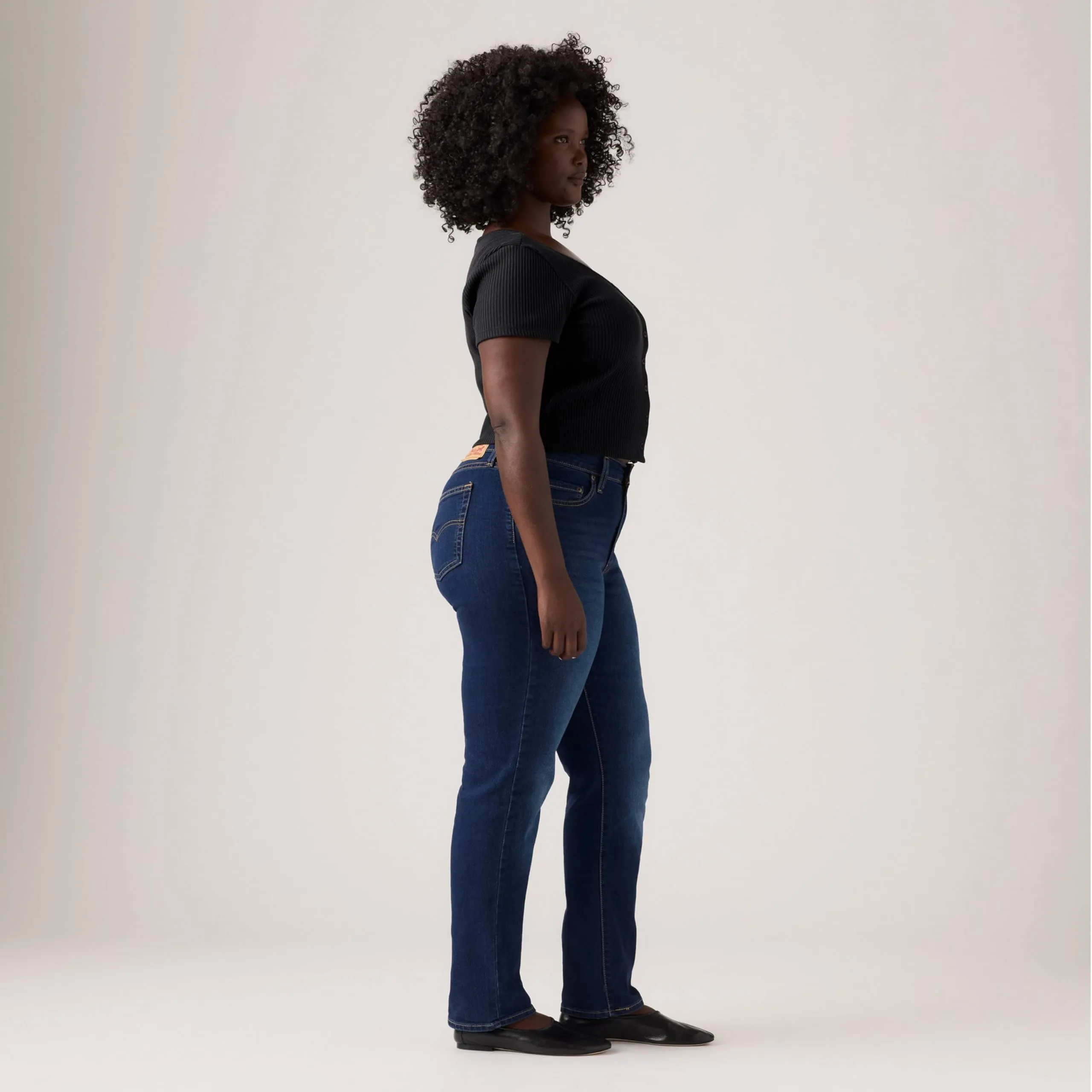 Levi's 724 High Rise Straight Jeans - Chelsea Carbon Glow - immagine 2
