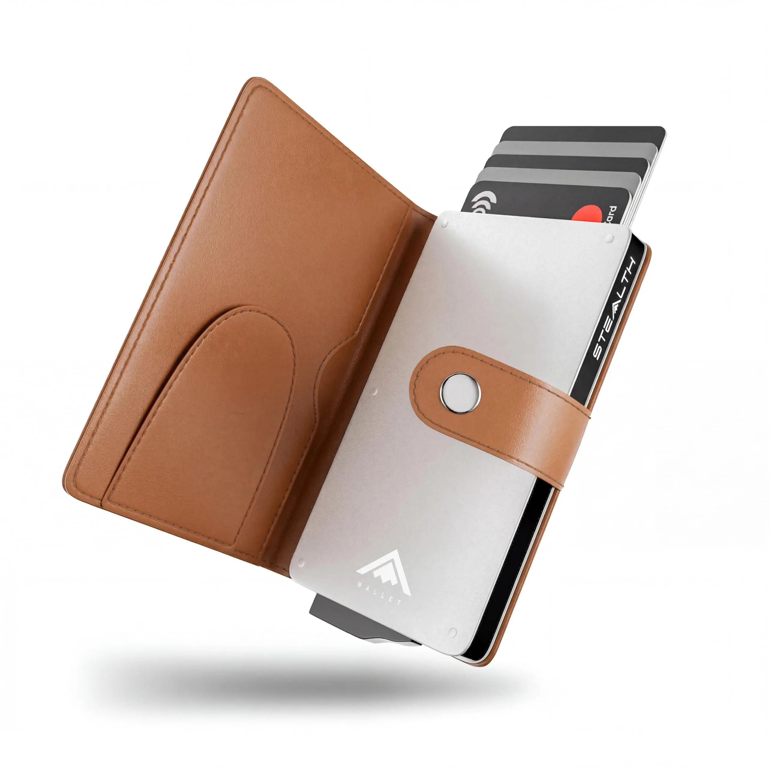 Stealth Wallet Portafoglio Portacarte RFID da Uomo con Clip Portasoldi - immagine 1