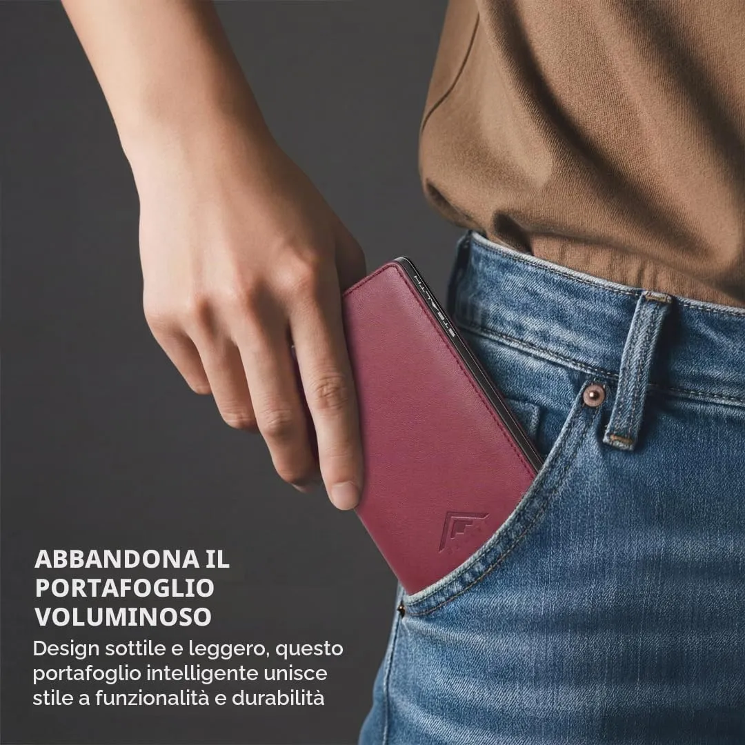 Stealth Wallet Portafoglio Portacarte RFID Pop-Up Slim da Uomo SW-003 - immagine 5