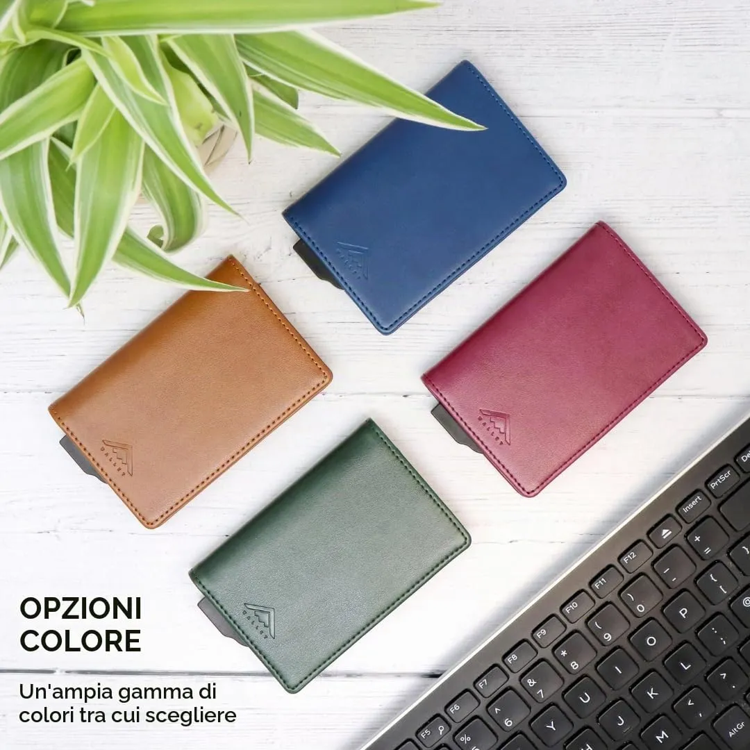 Stealth Wallet Portafoglio Portacarte RFID Pop-Up Slim da Uomo SW-003 - immagine 7