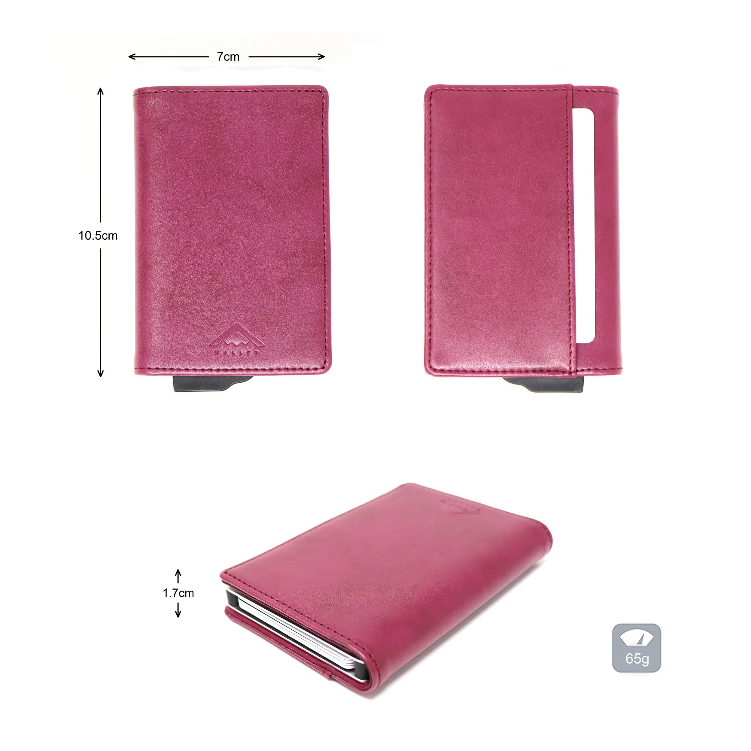 Stealth Wallet Portafoglio Portacarte RFID Pop-Up Slim da Uomo SW-003 - immagine 8