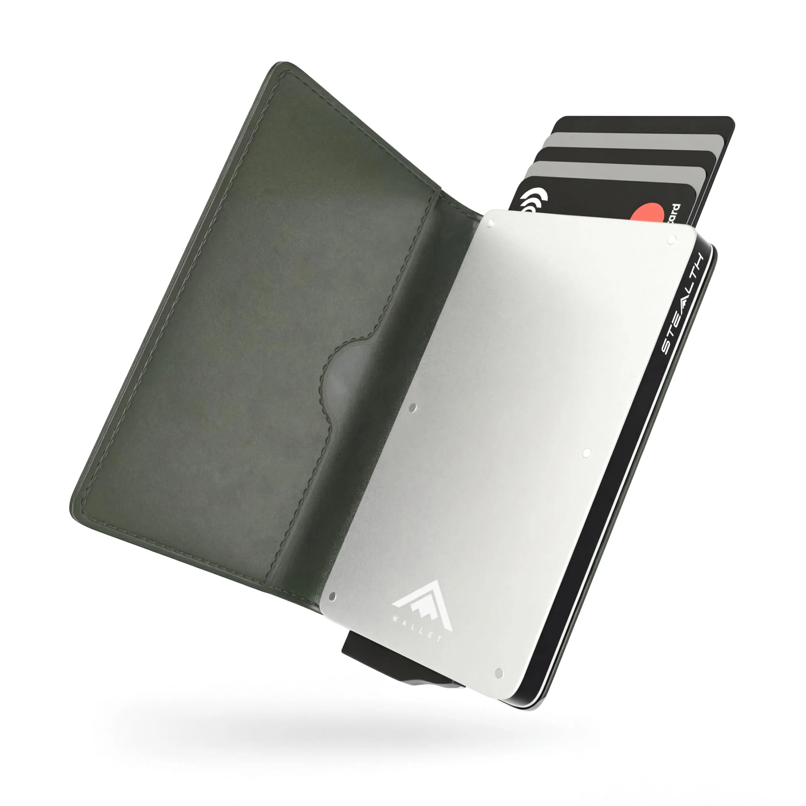 Stealth Wallet Portafoglio Portacarte Pop-Up Slim Minimalista da Uomo - immagine 1