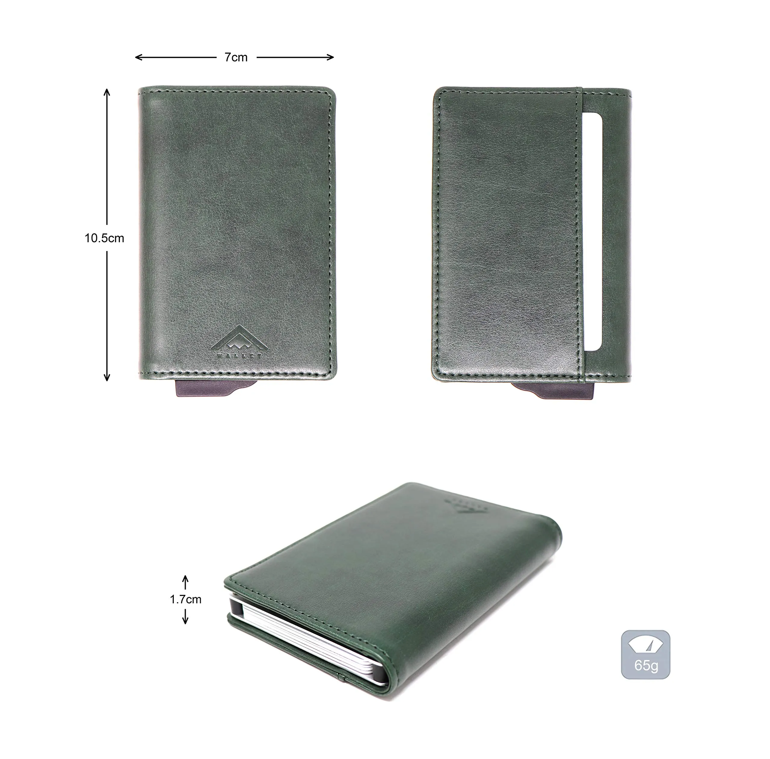 Stealth Wallet Portafoglio Portacarte Pop-Up Slim Minimalista da Uomo - immagine 9