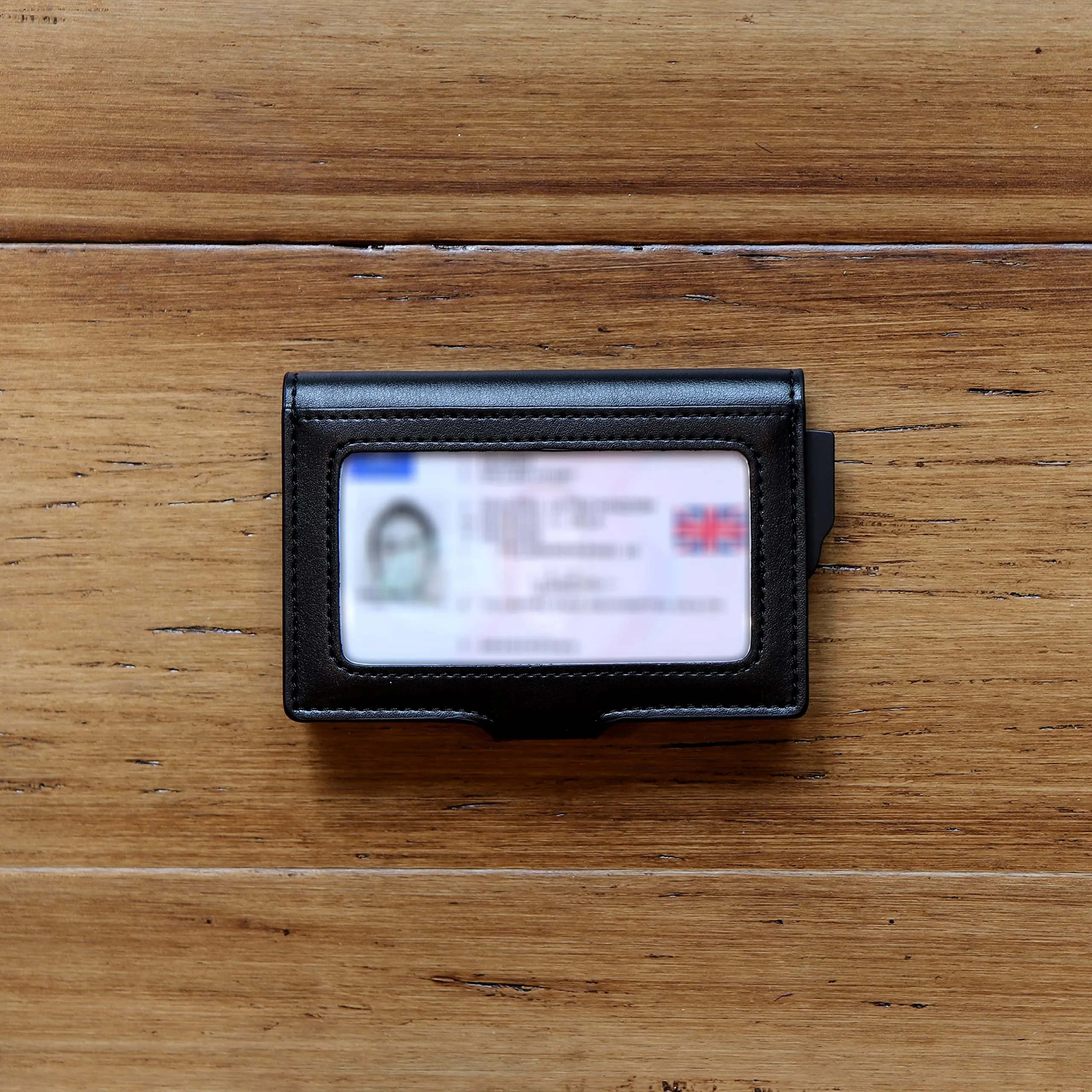 Stealth Wallet Portafoglio Portacarte RFID/NFC da Uomo con Tasca per ID - immagine 7