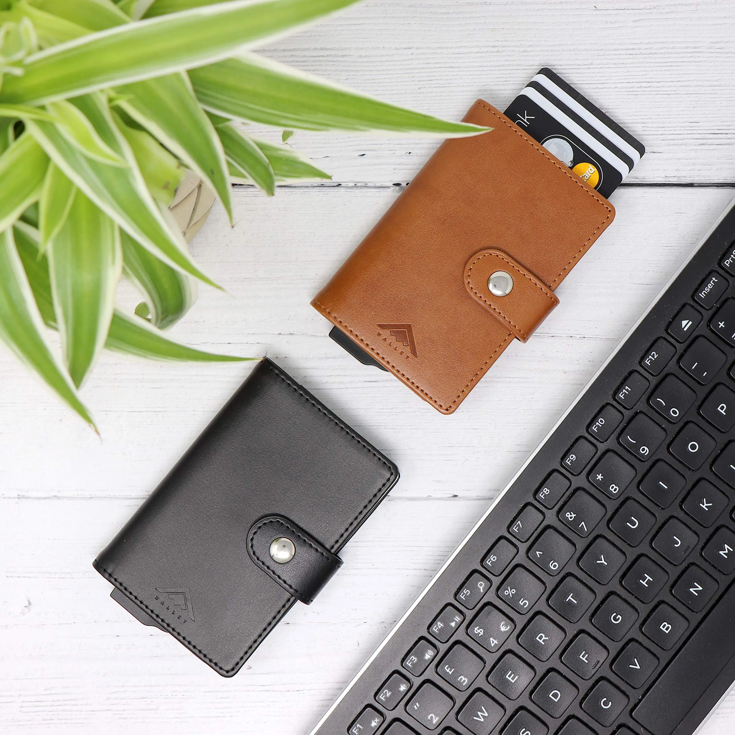 Stealth Wallet Portafoglio Portacarte RFID/NFC da Uomo con Tasca per ID - immagine 9