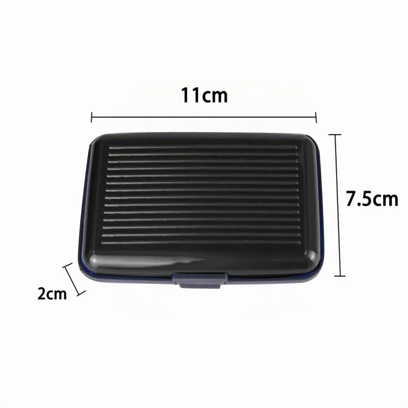 JeoPoom Portacarte RFID in Alluminio (Nero) - immagine 2