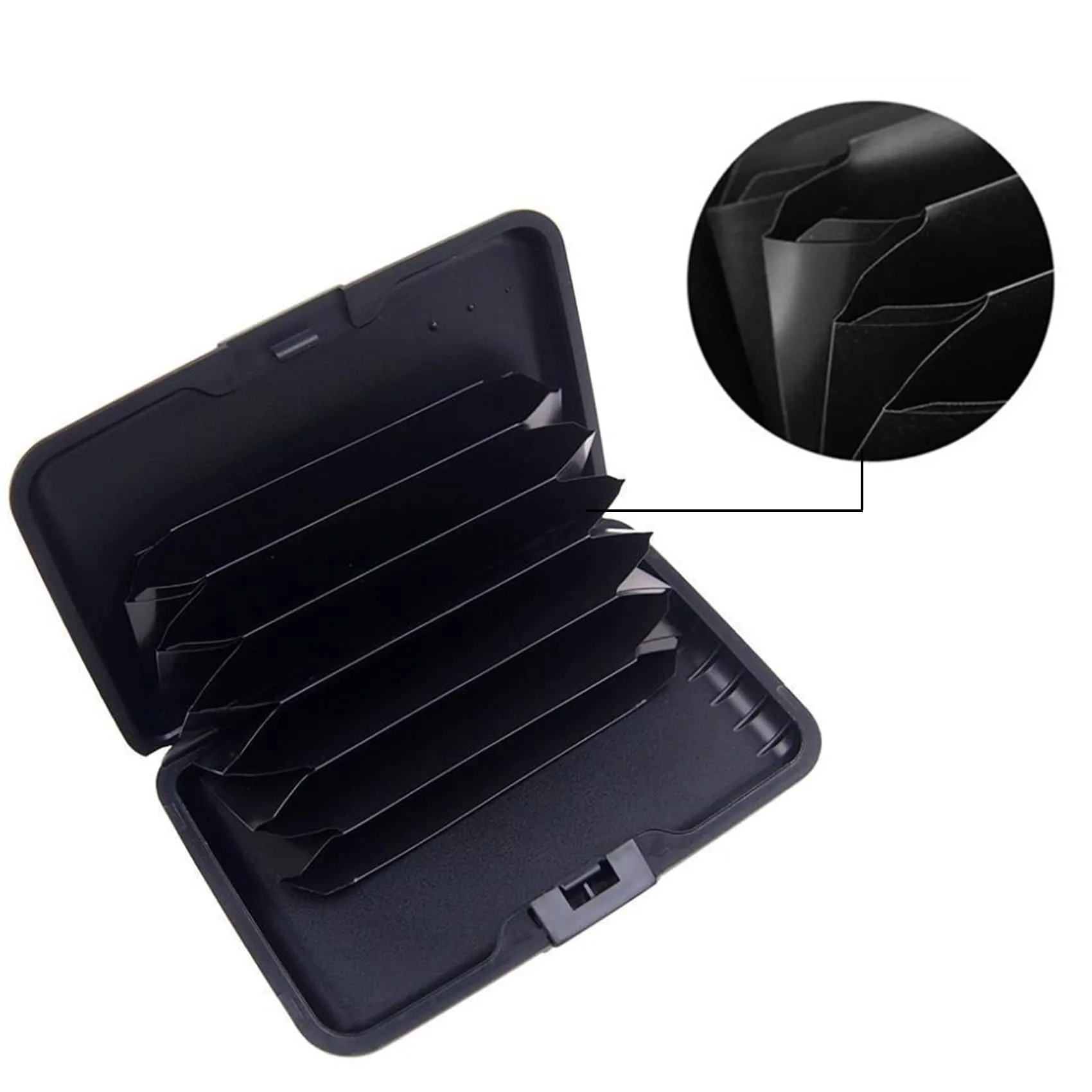 JeoPoom Portacarte RFID in Alluminio (Rosso) - immagine 4