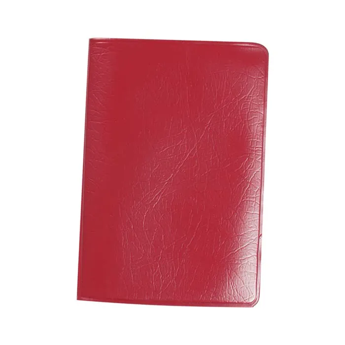 ONE SHOP di Bracalente Piero Porta Carte di Credito e Documenti Green Pass in PVC, 3 Tasche, Rosso Acceso (2 pezzi) - immagine 1