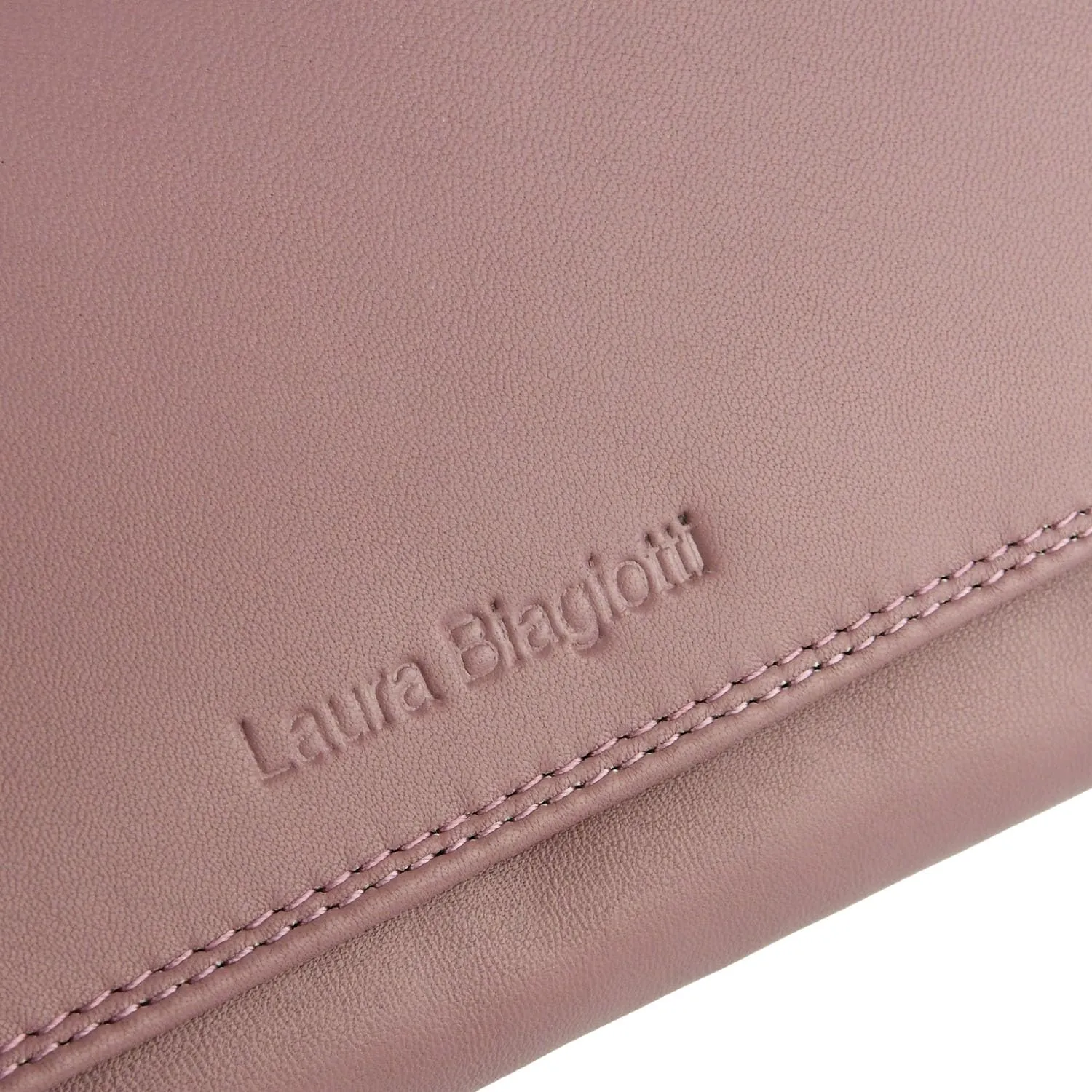 Laura Biagiotti Portafoglio Donna in Vera Pelle, Rosa Antico 155 - immagine 7