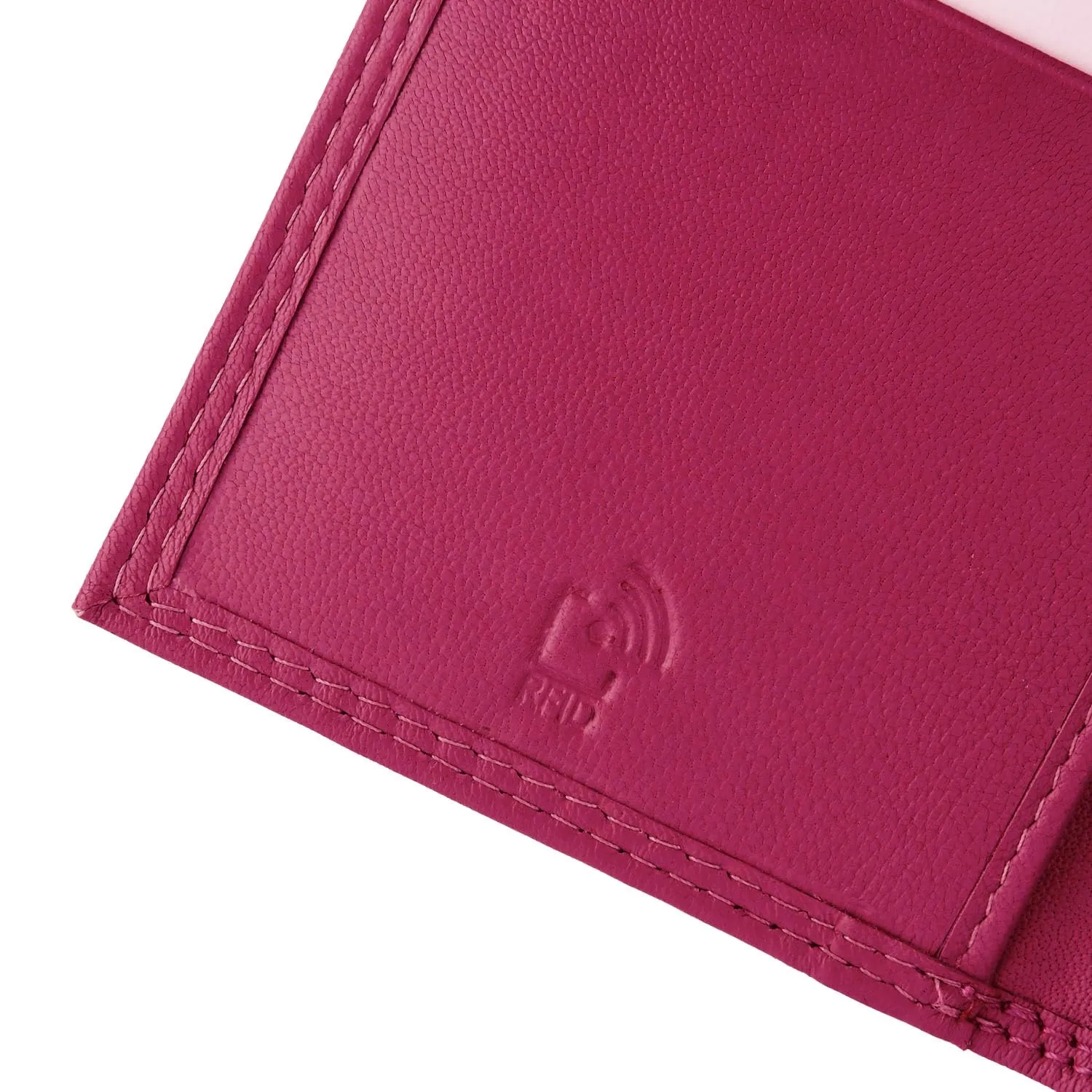 Laura Biagiotti Portafoglio Donna in Vera Pelle, Fucsia 155 - immagine 8